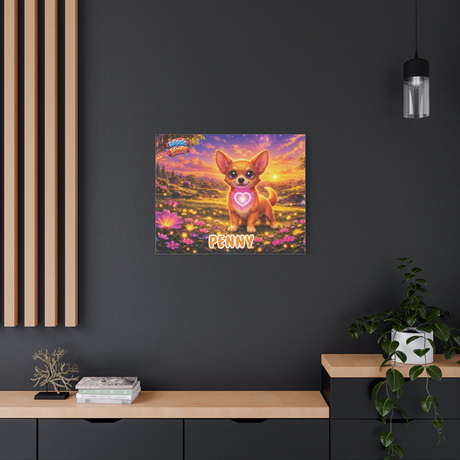 'Penny' Wiggle Woofs™ Matte Canvas, Stretched, 1.25" - Image 32