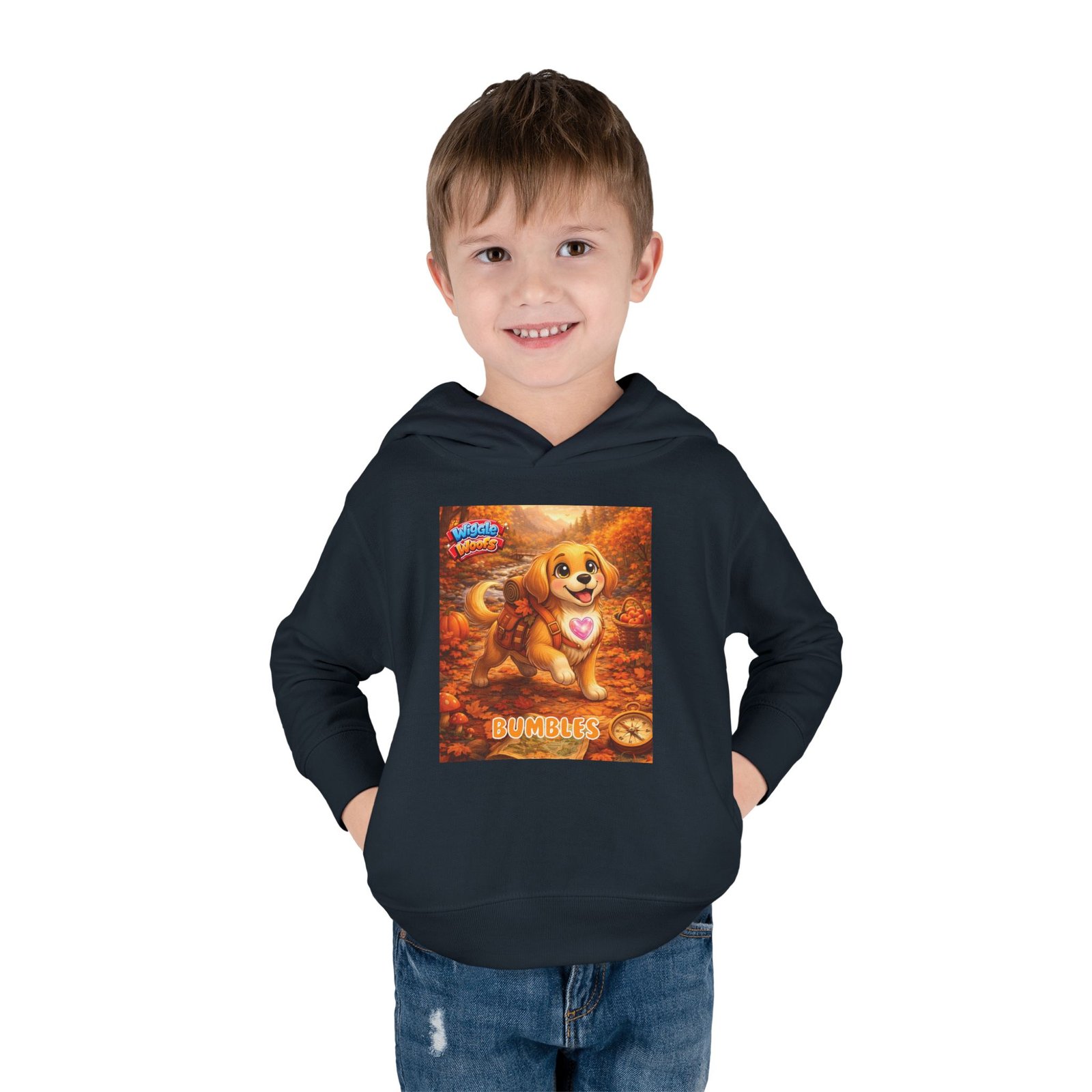 'Bumbles' Wiggle Woofs™ Toddler Pullover Fleece Hoodies - Image 14