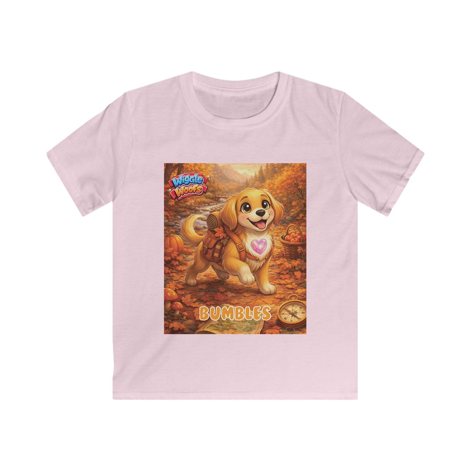 'Bumbles' Wiggle Woofs™ Kids Softstyle Tee - Image 16