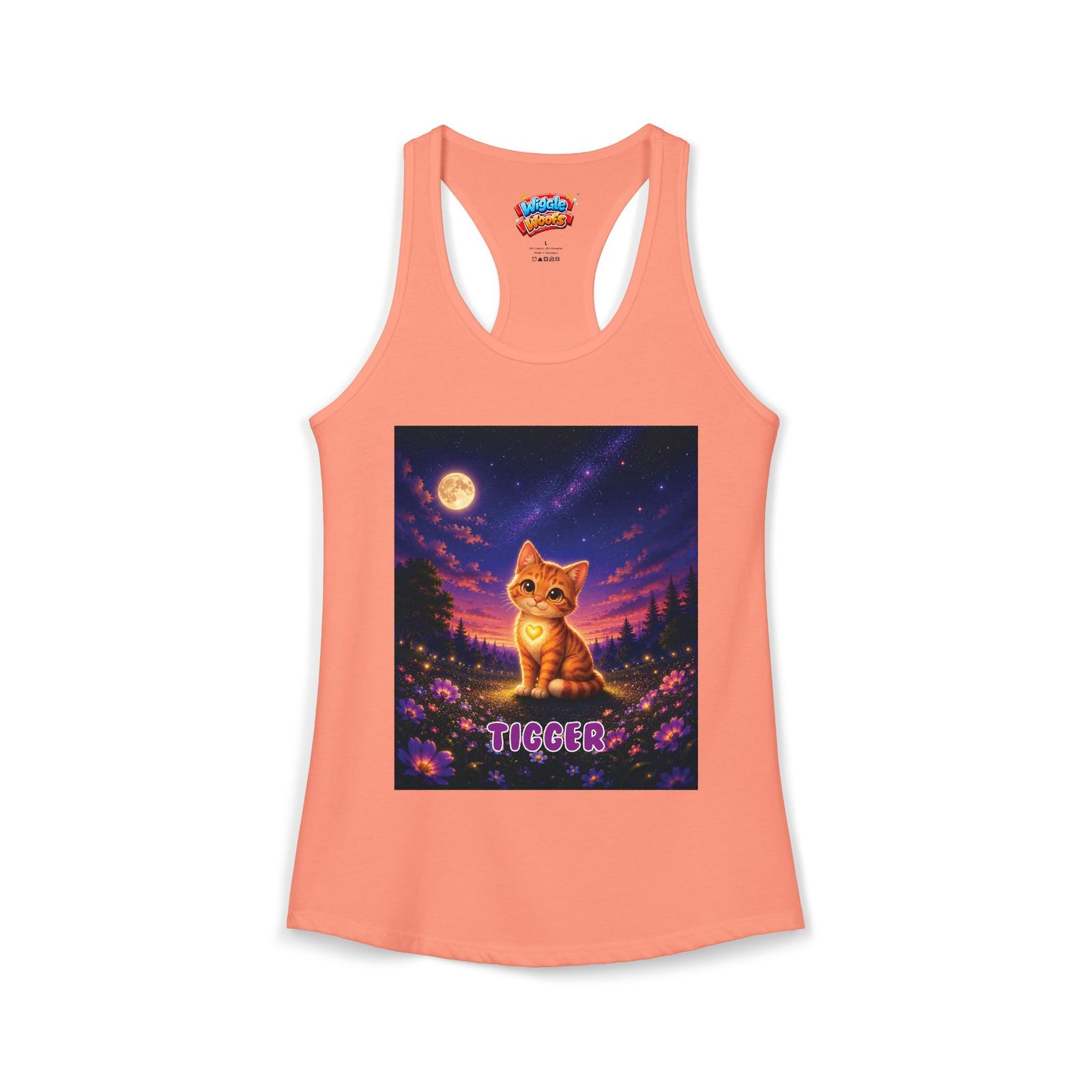 Tigger Wiggle Woofs™ Women's Ideal Racerback Tank - Image 4