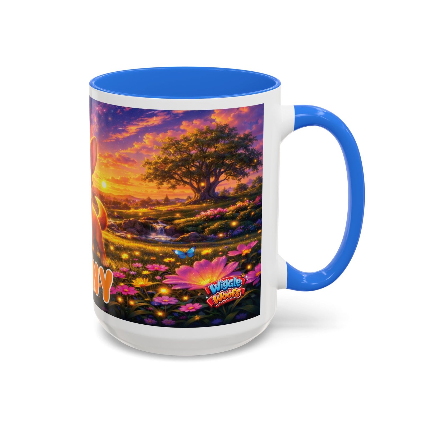 'Penny' Wiggle Woofs™ Colorful Mugs (11oz, 15oz) - Image 8