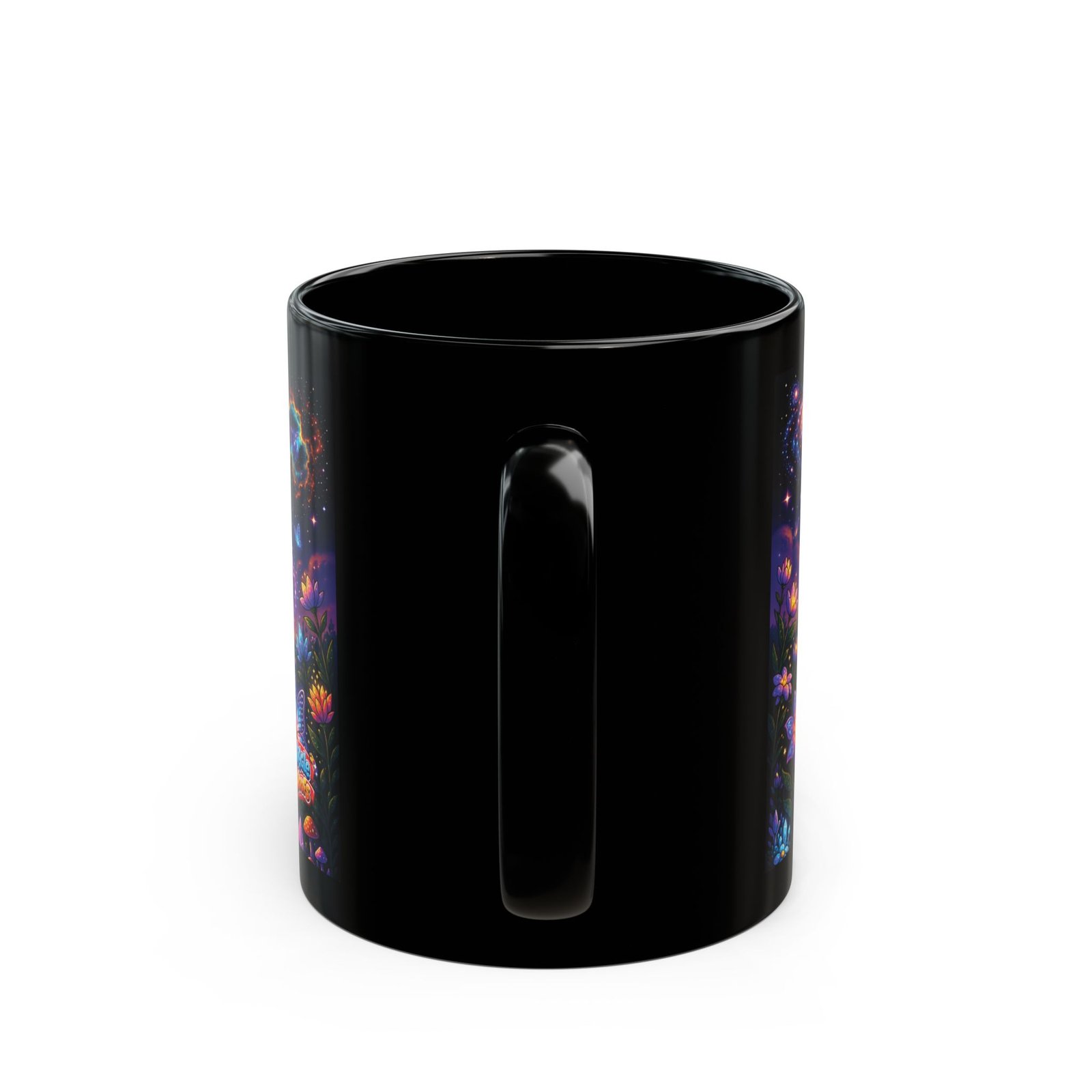 REESE Wiggle Woofs™ Black Mug (11oz, 15oz) - Image 4