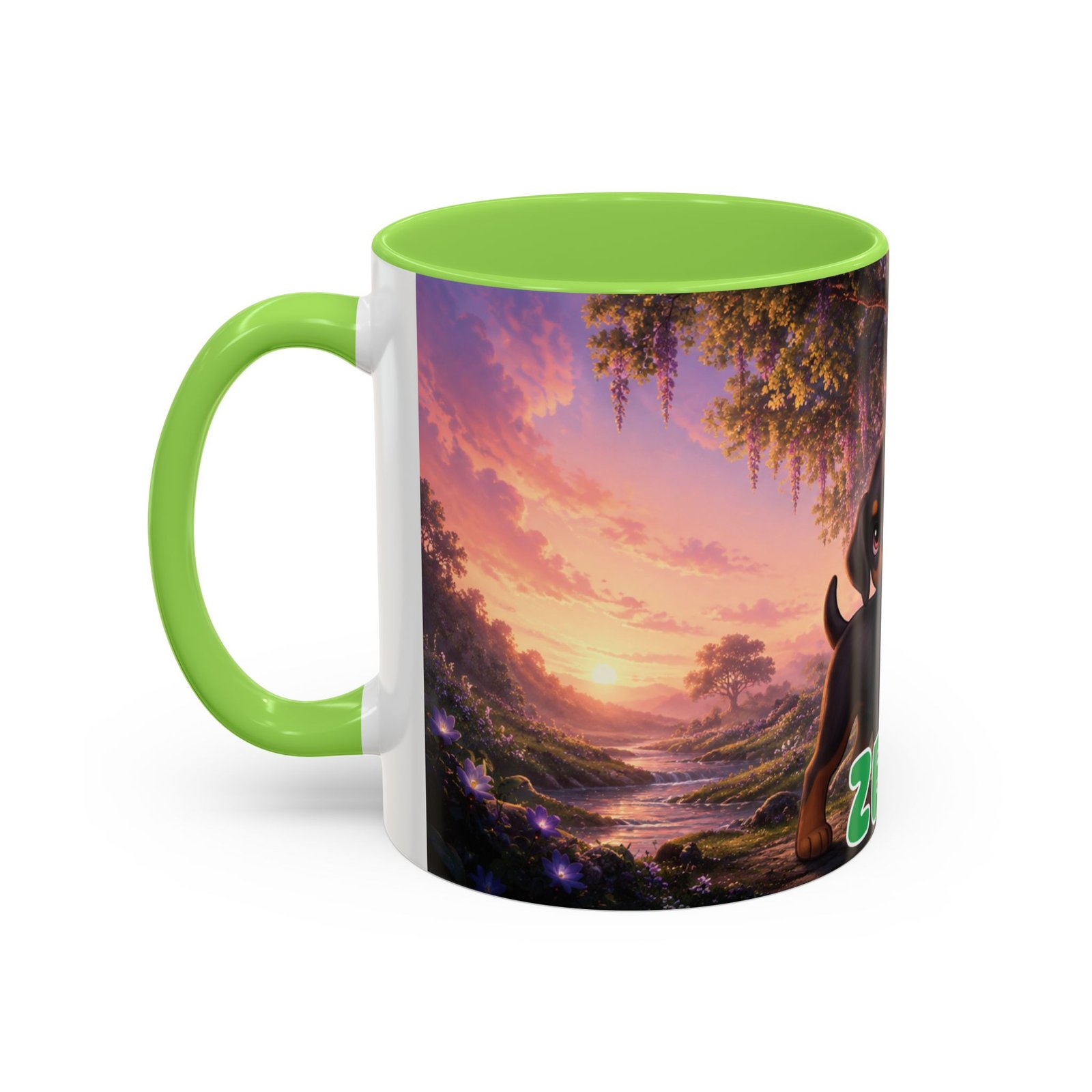 Zeus Wiggle Woofs™ Colorful Mugs (11oz, 15oz) - Image 40