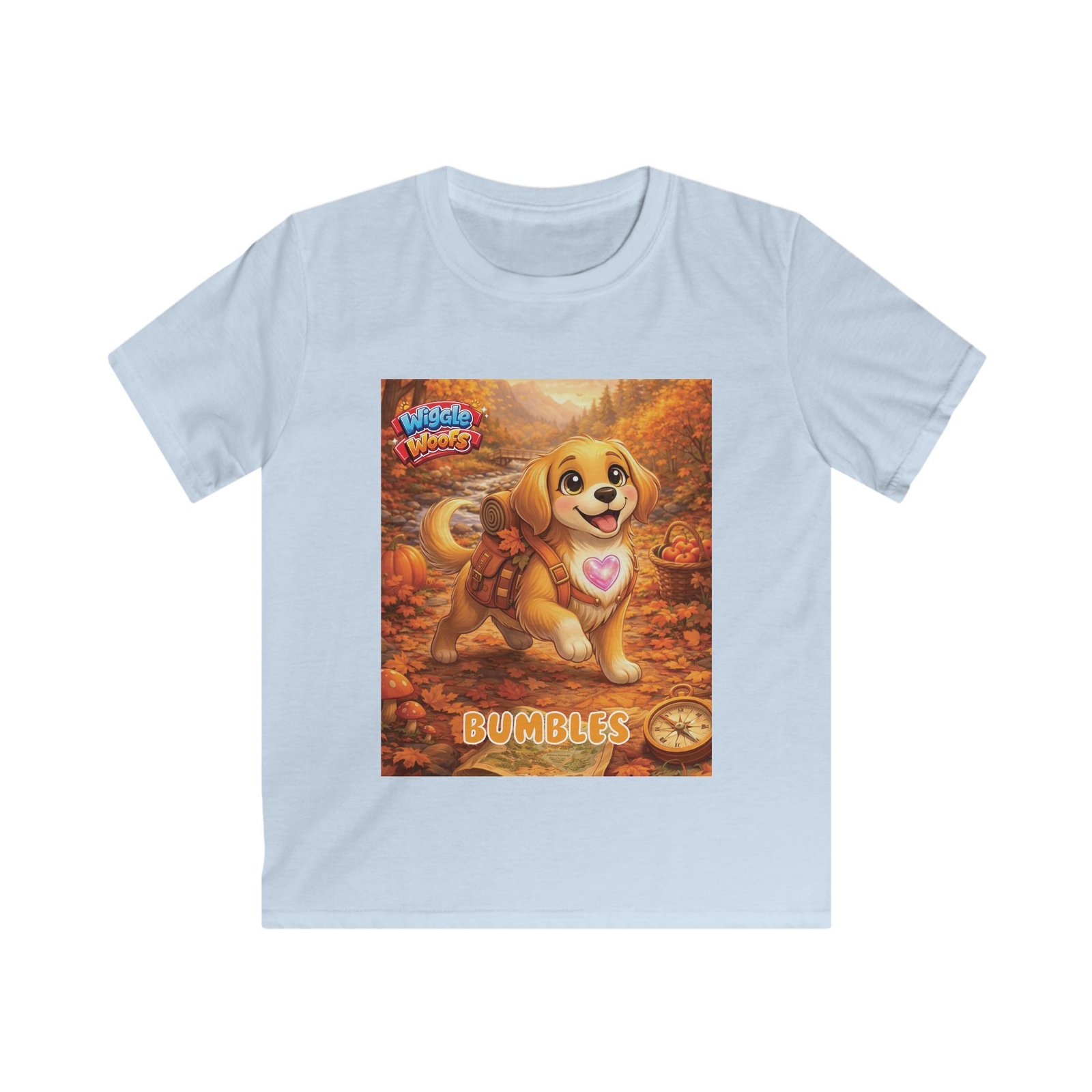'Bumbles' Wiggle Woofs™ Kids Softstyle Tee - Image 12