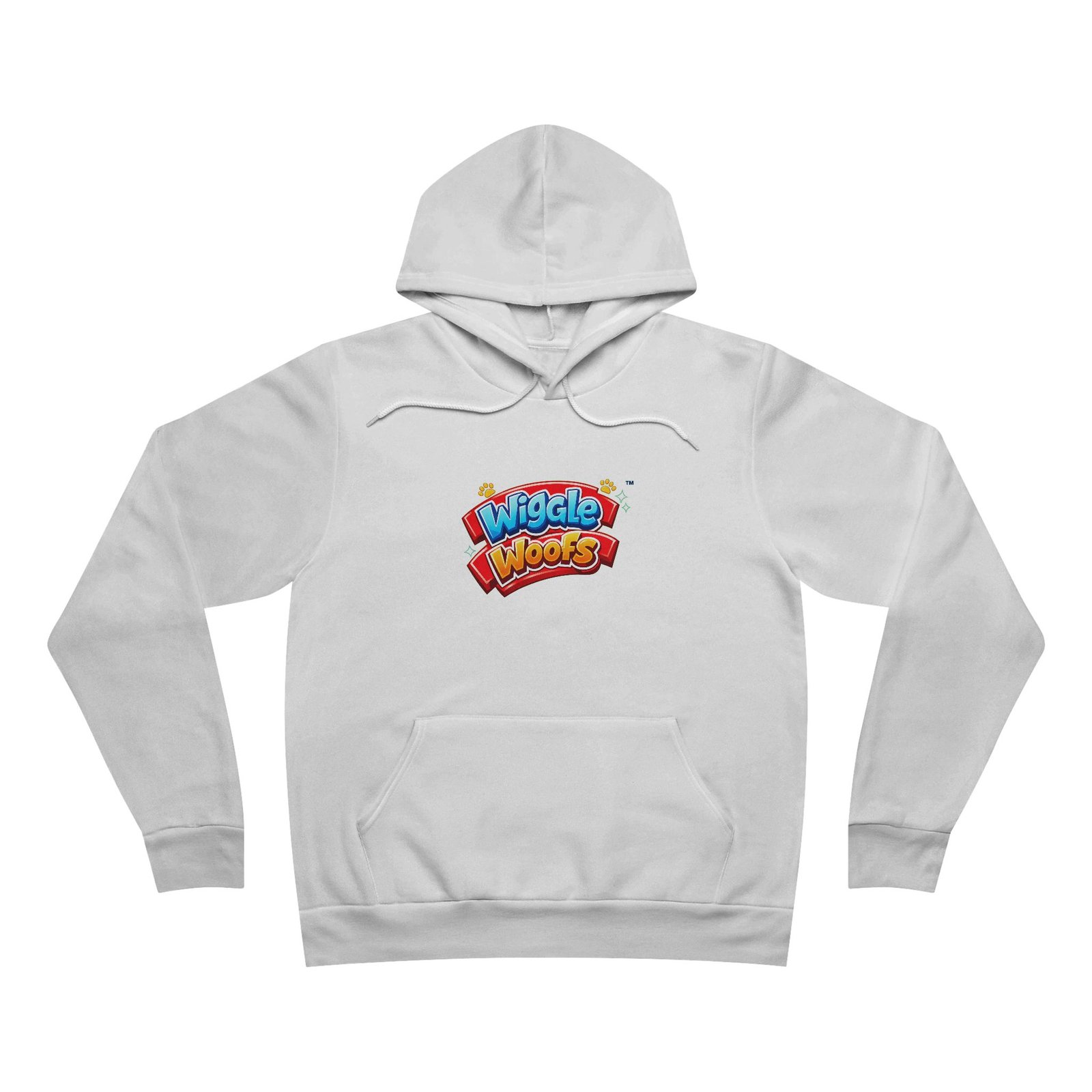 Zeus Wiggle Woofs™ Unisex Sponge Fleece Pullover Hoodie