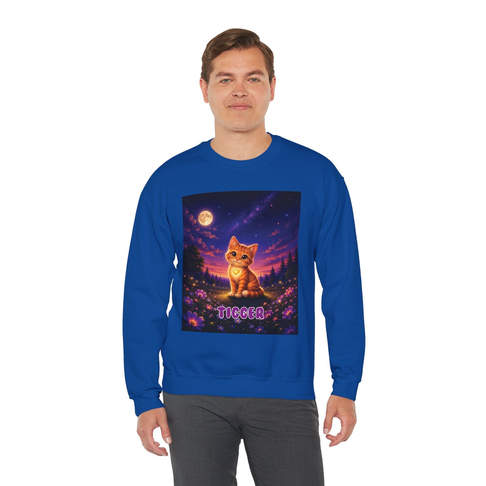 Tigger Wiggle Woofs™ Unisex Heavy Blend™ Crewneck Sweatshirt - Image 11
