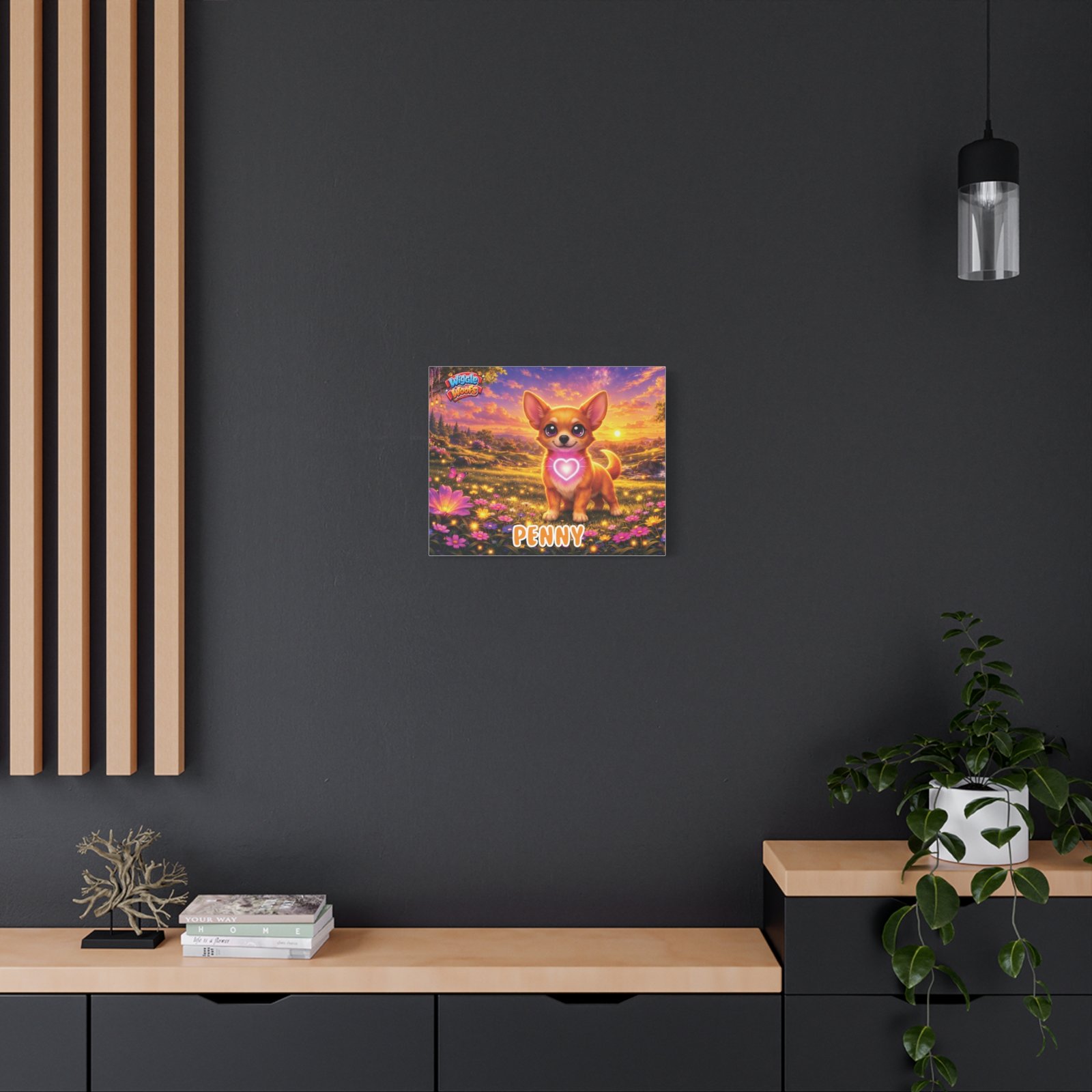 'Penny' Wiggle Woofs™ Matte Canvas, Stretched, 1.25" - Image 20