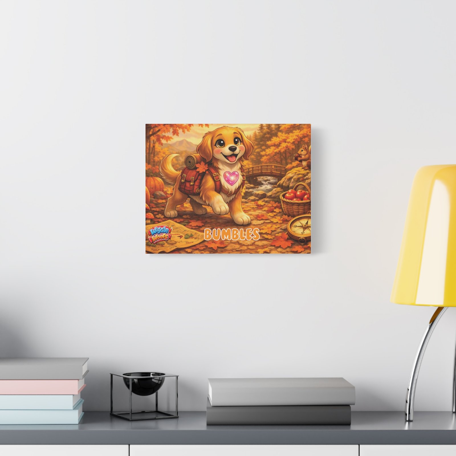 'Bumbles' Wiggle Woofs™ Matte Canvas, Stretched, 1.25" - Image 7