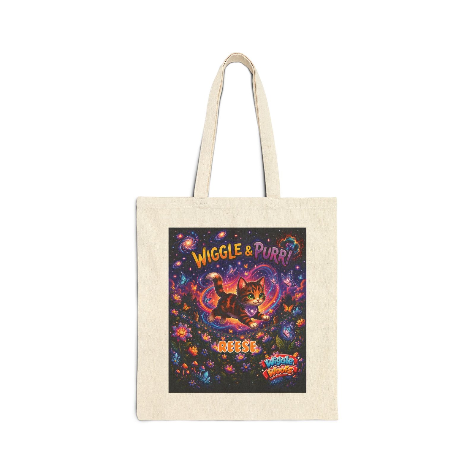 REESE Wiggle Woofs™ Cotton Canvas Tote Bag