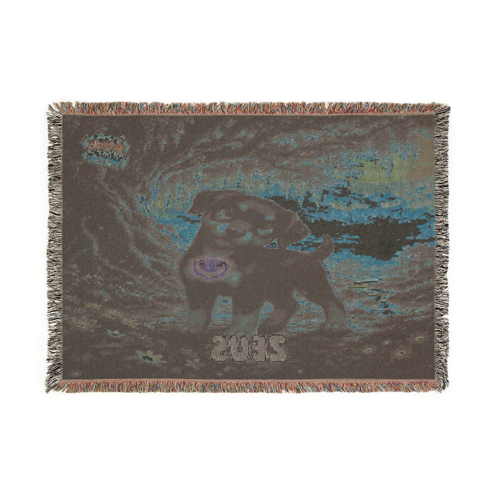 Zeus Wiggle Woofs™ Woven Blanket - Image 2