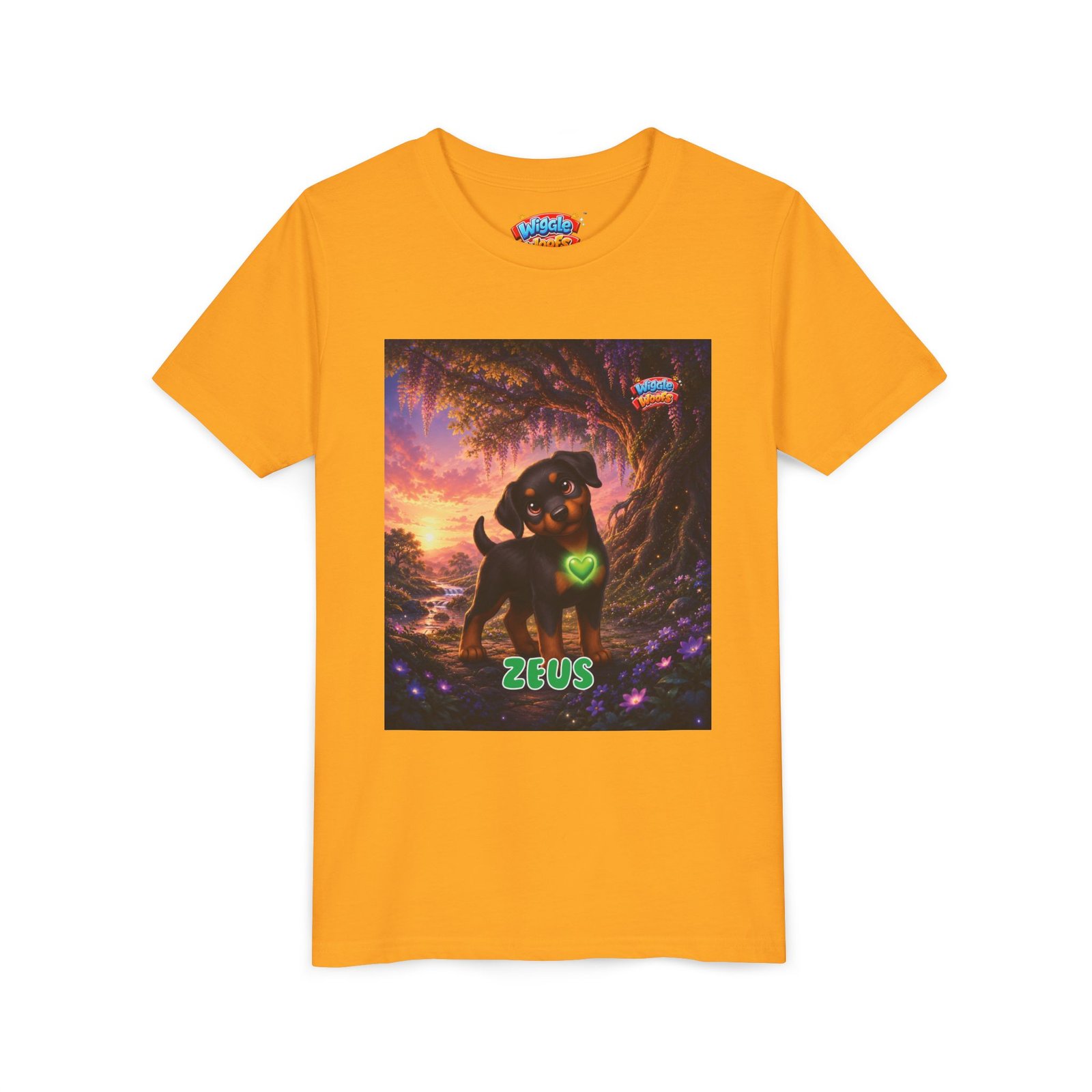 Zeus Wiggle Woofs™ Youth Short Sleeve Tee - Image 15