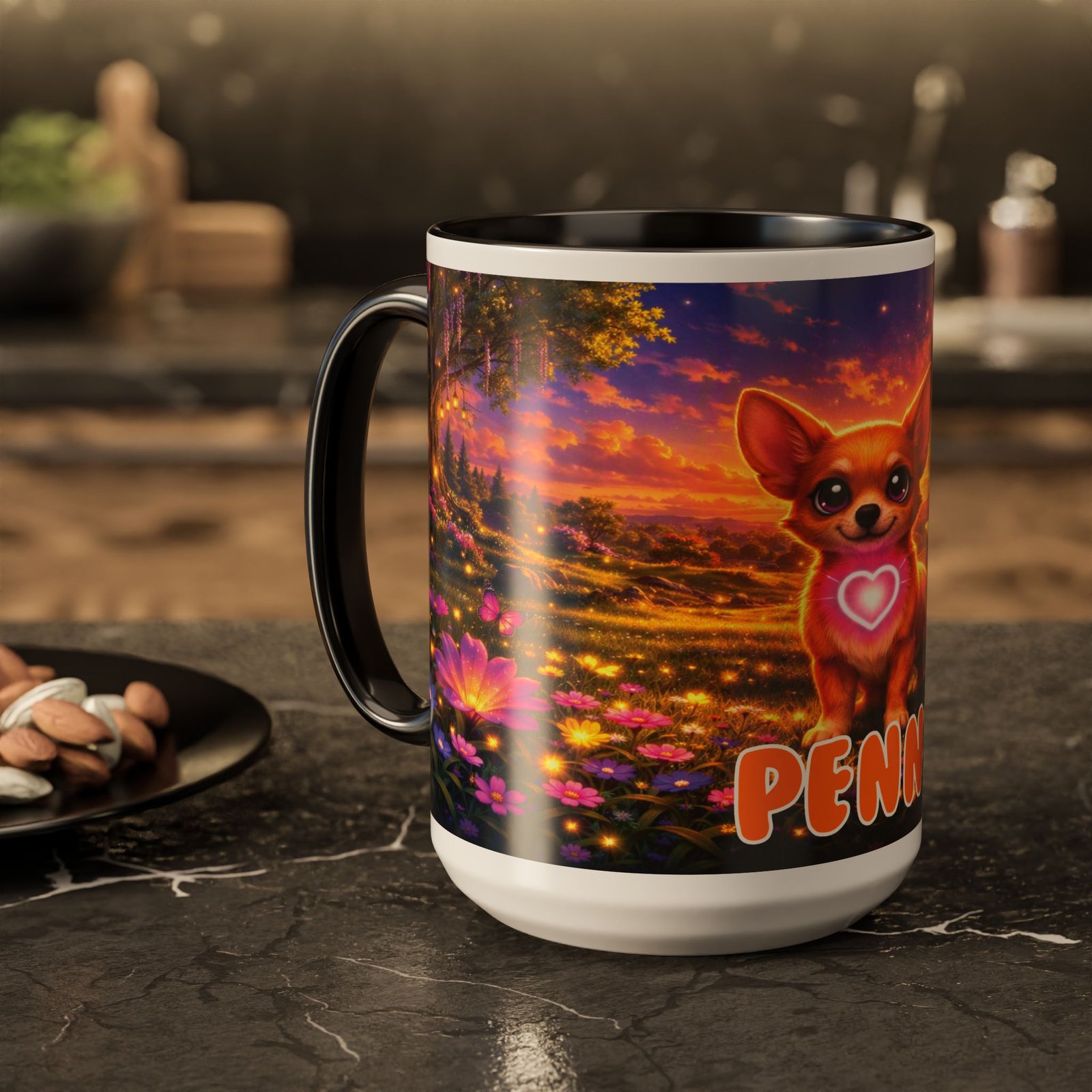 'Penny' Wiggle Woofs™ Colorful Mugs (11oz, 15oz) - Image 6