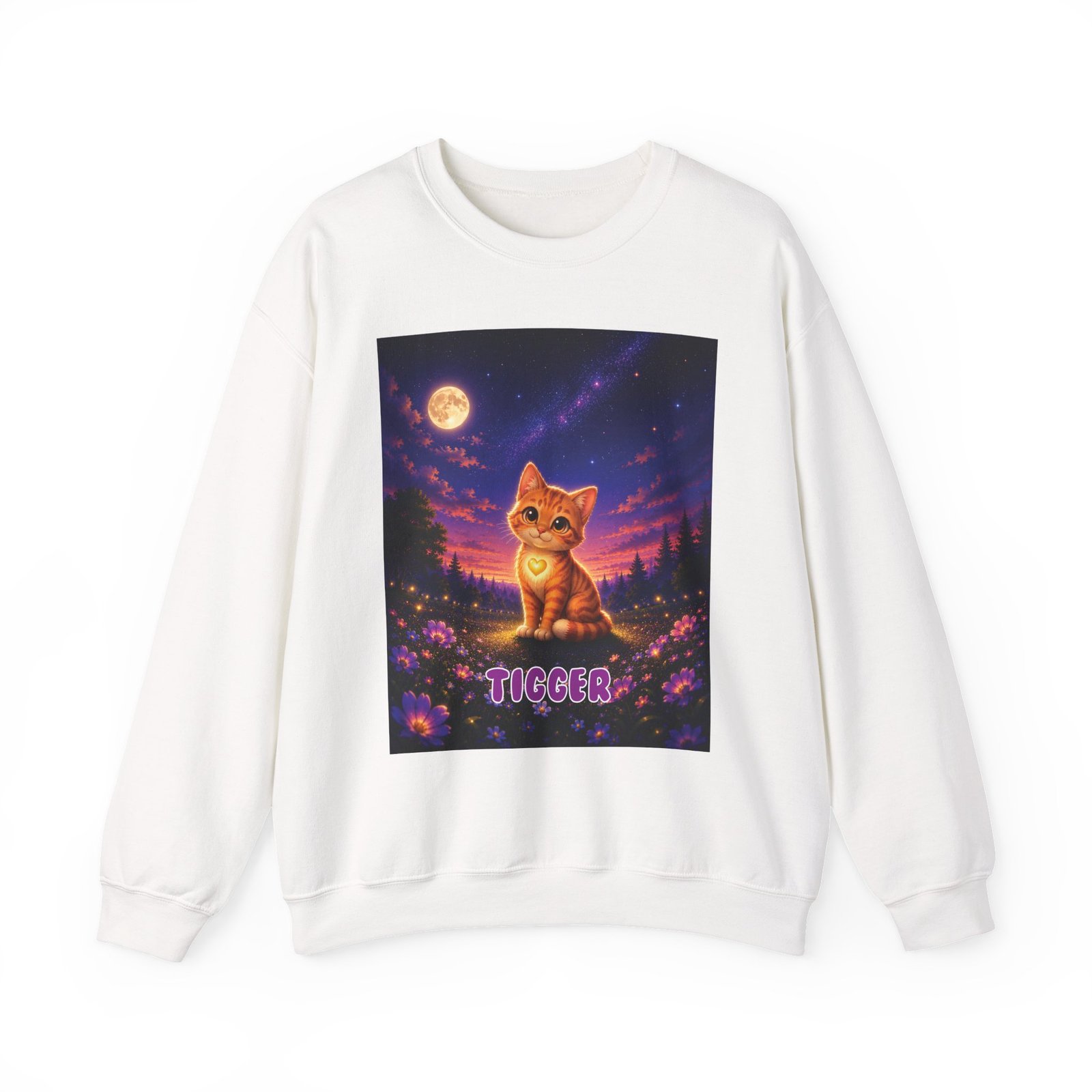 Tigger Wiggle Woofs™ Unisex Heavy Blend™ Crewneck Sweatshirt - Image 3