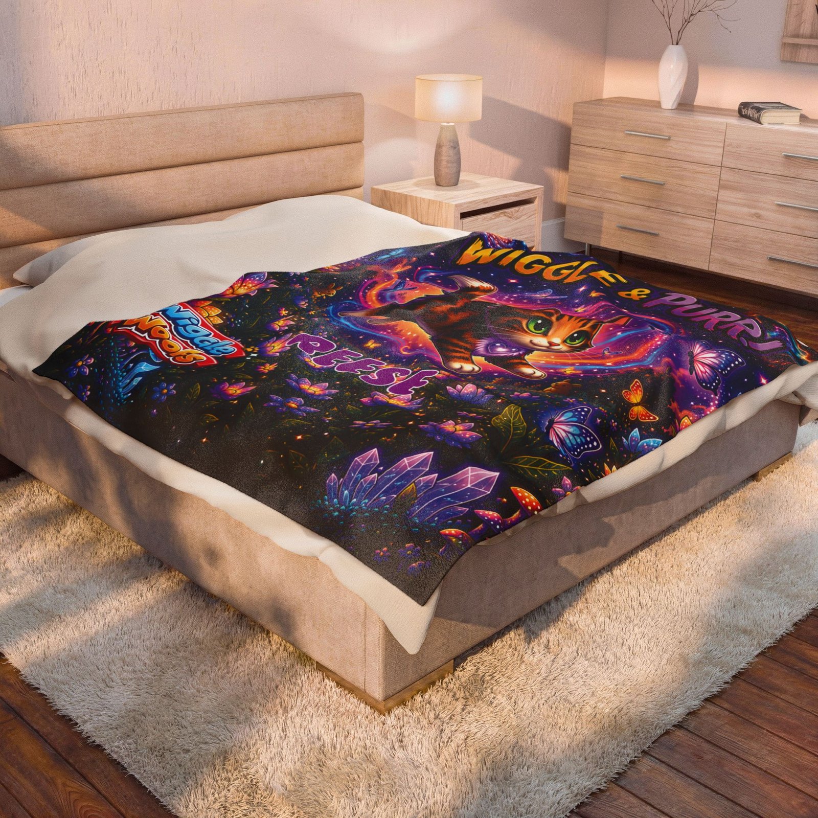 REESE Wiggle Woofs™ Velveteen Plush Blanket - Image 4