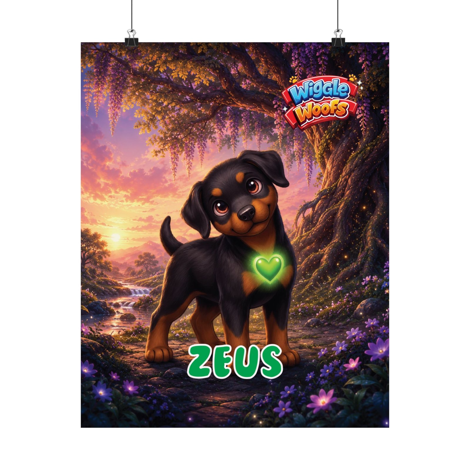 Zeus Wiggle Woofs™ Satin Posters - Image 7