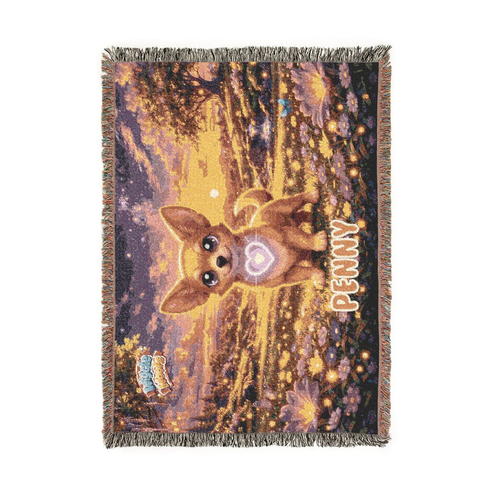 'Penny' Wiggle Woofs™ Woven Blanket - Image 4