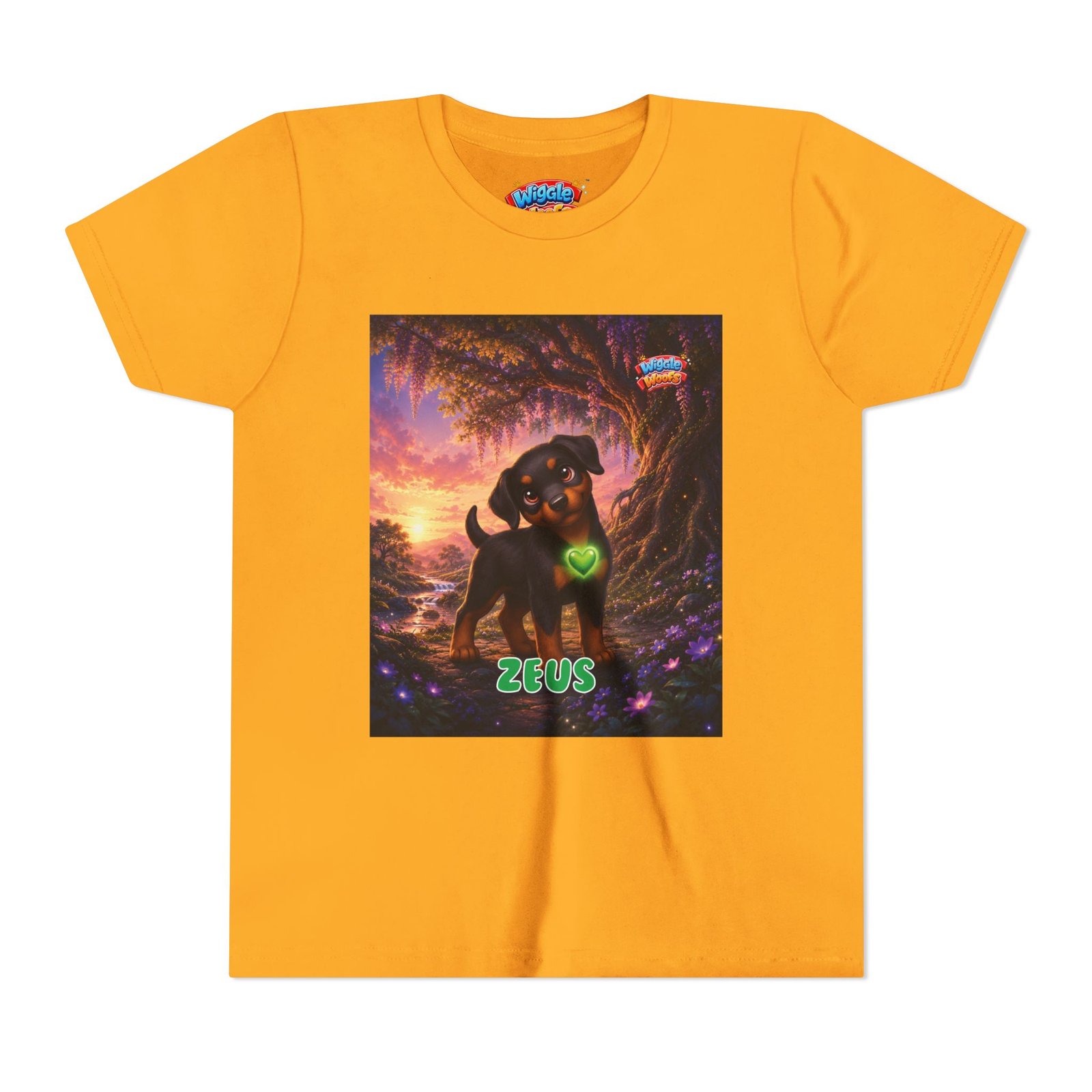 Zeus Wiggle Woofs™ Youth Short Sleeve Tee - Image 13