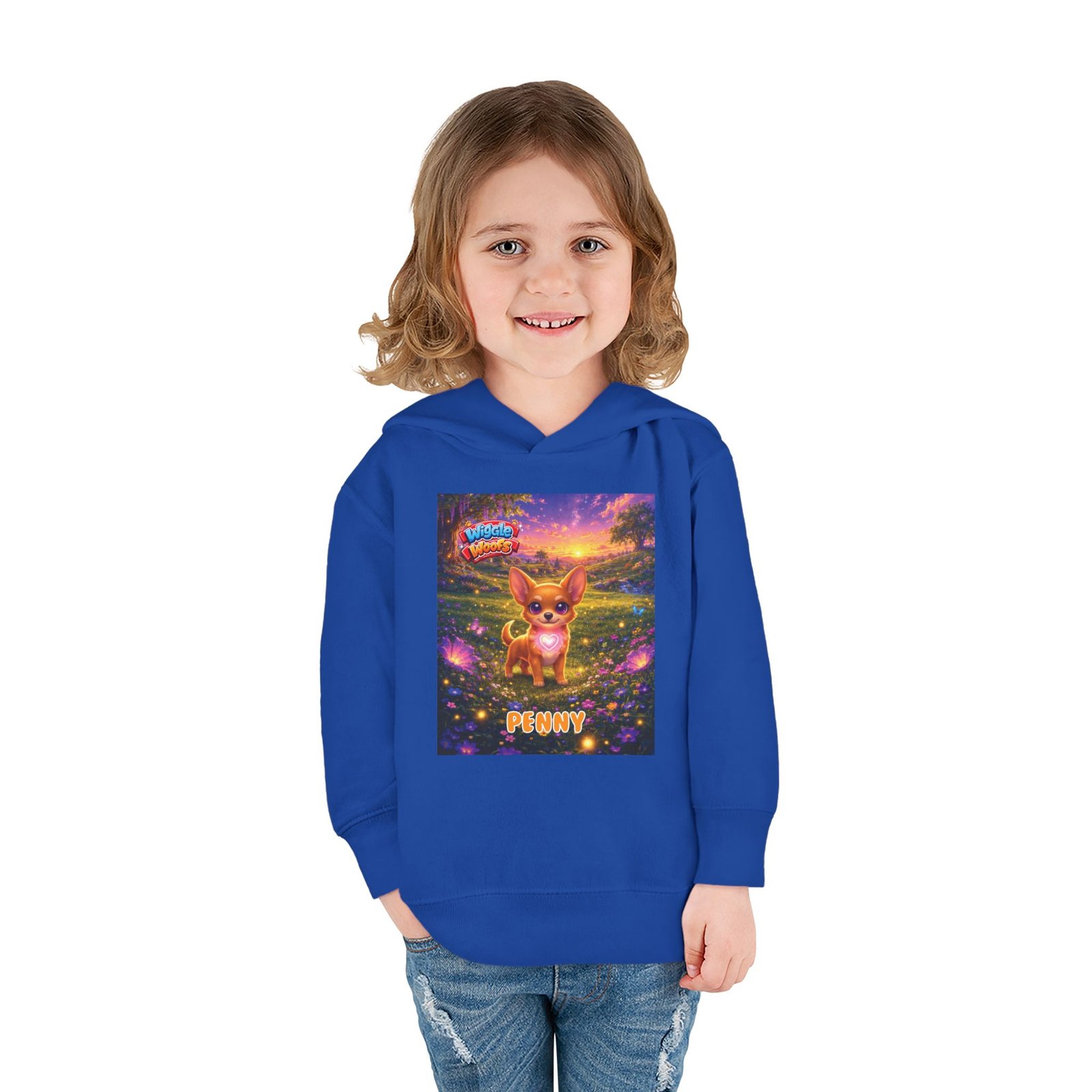 'Penny' Wiggle Woofs™ Toddler Pullover Fleece Hoodies - Image 8