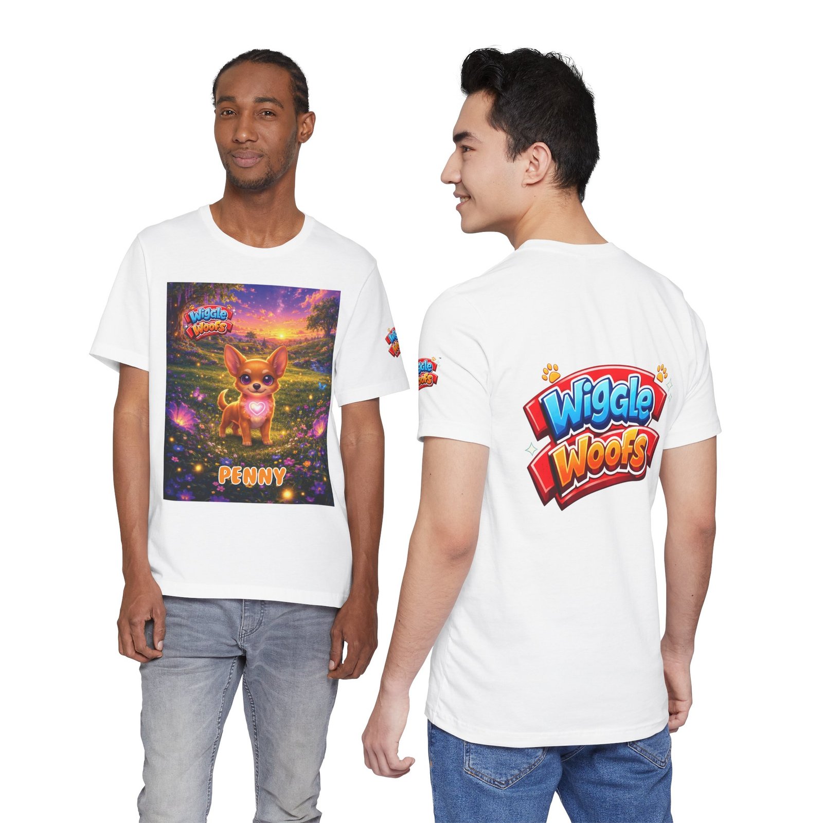 'Penny' Wiggle Woofs™ Unisex Jersey Short Sleeve Tee - Image 5