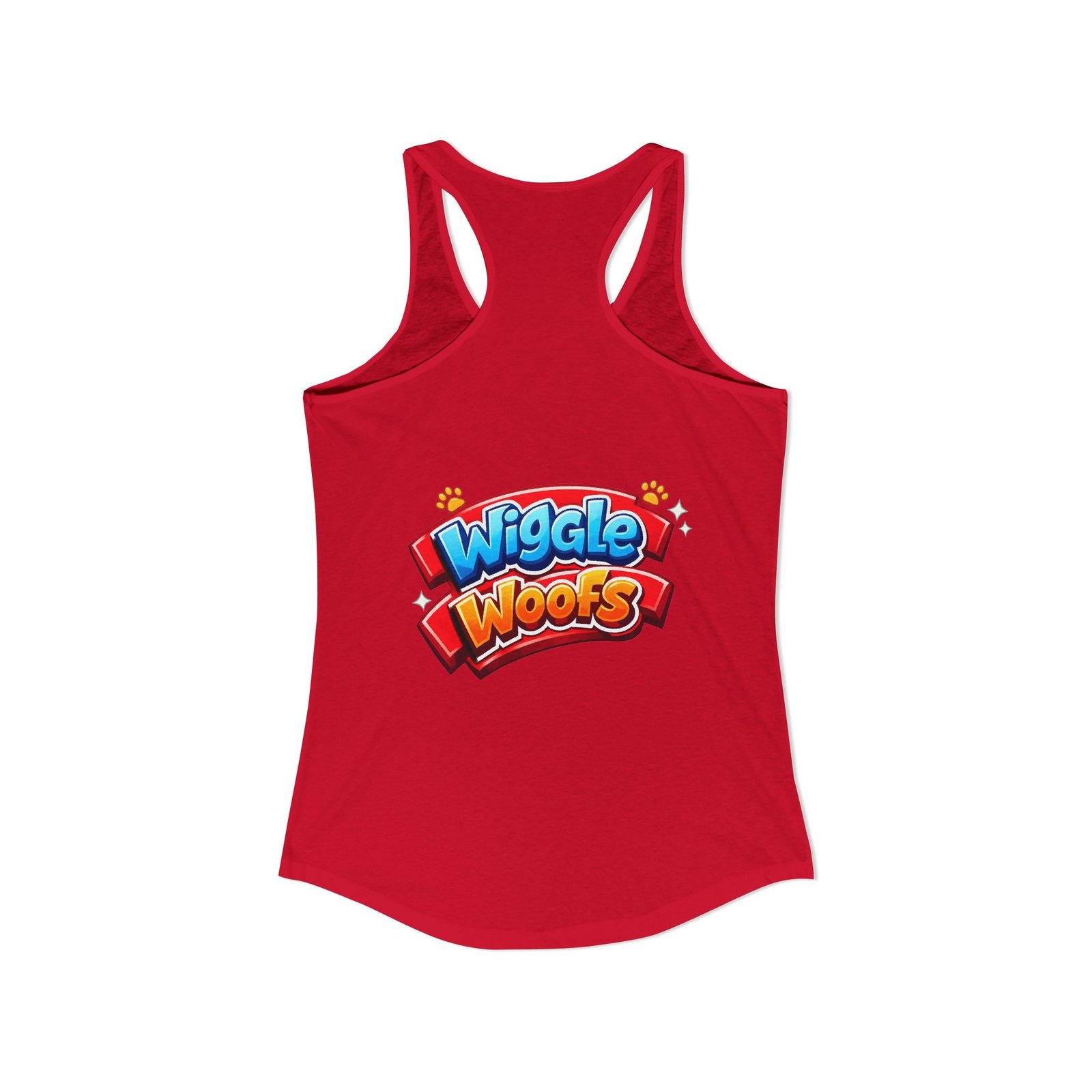 'Penny' Wiggle Woofs™ Women's Ideal Racerback Tank - Image 39