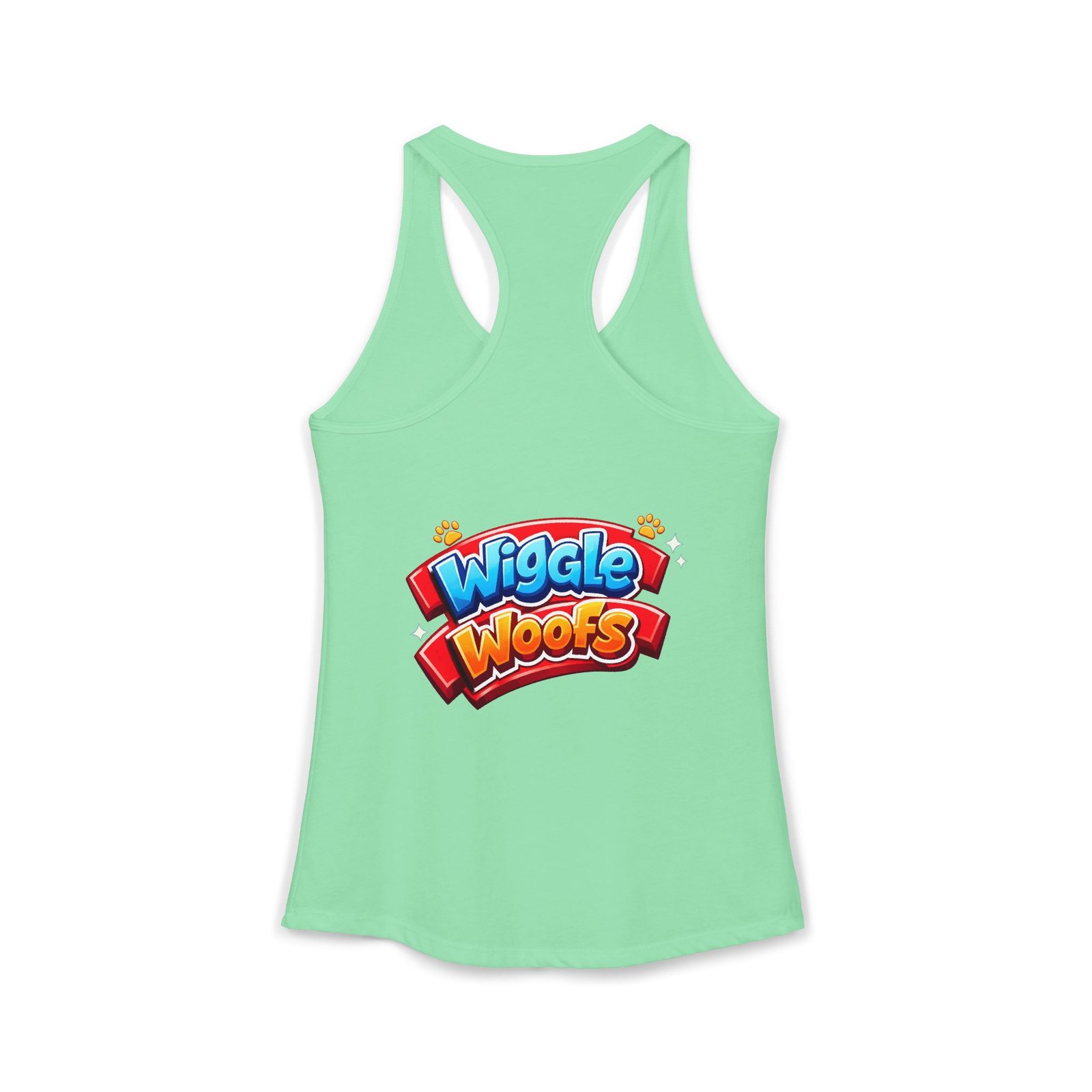 'Penny' Wiggle Woofs™ Women's Ideal Racerback Tank - Image 4