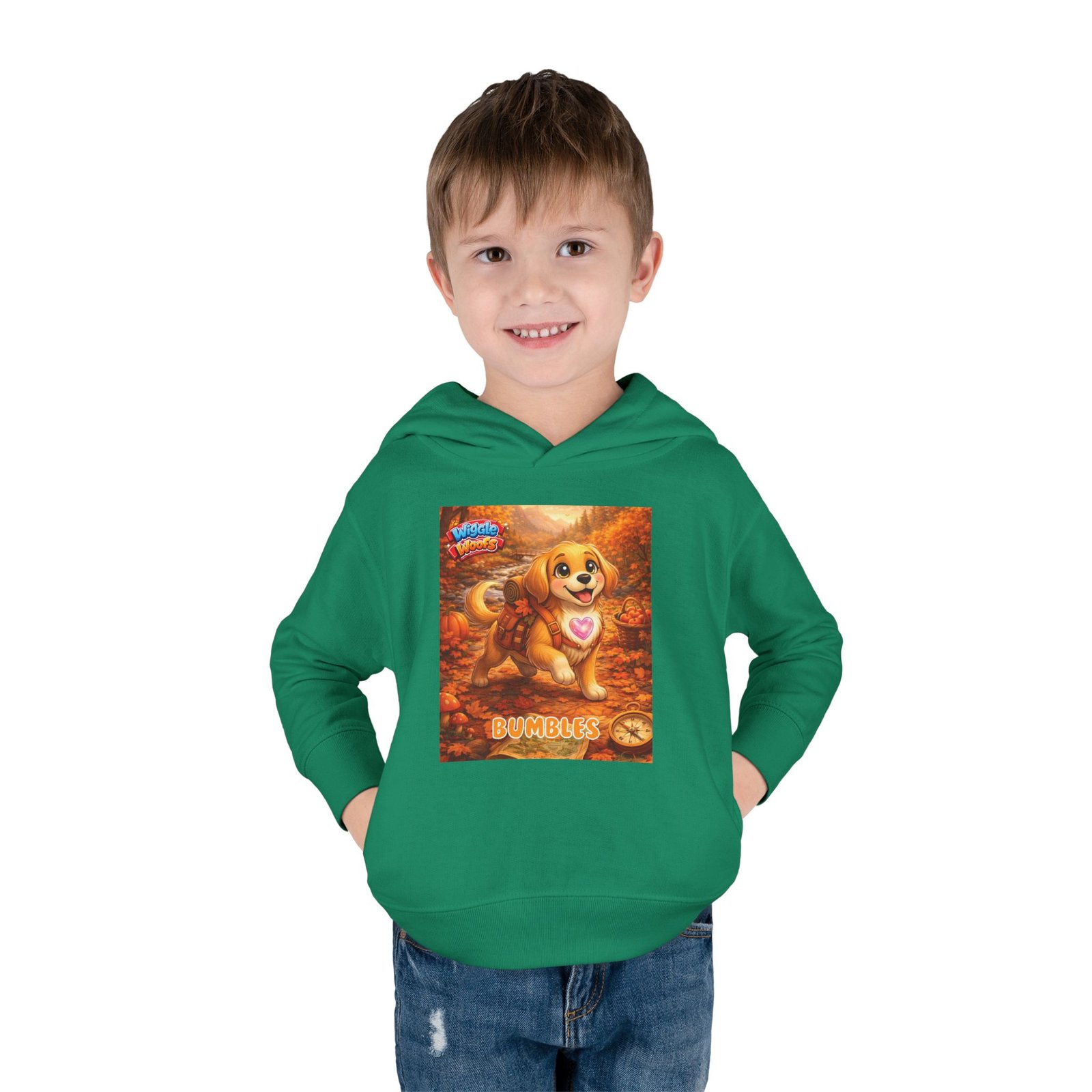 'Bumbles' Wiggle Woofs™ Toddler Pullover Fleece Hoodies - Image 10