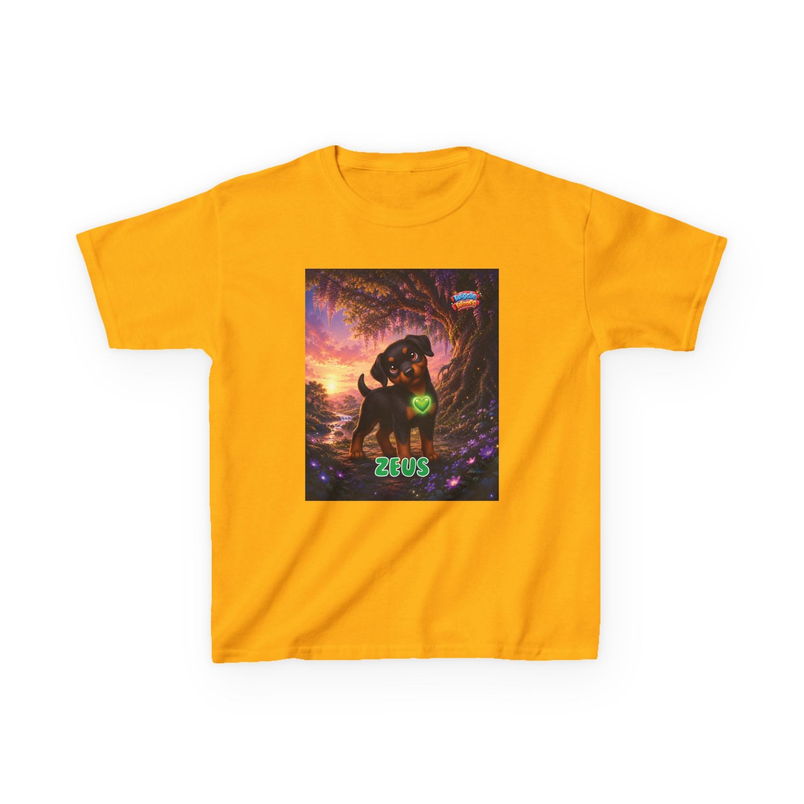 Zeus Wiggle Woofs™ Kids Heavy Cotton™ Tee - Image 7