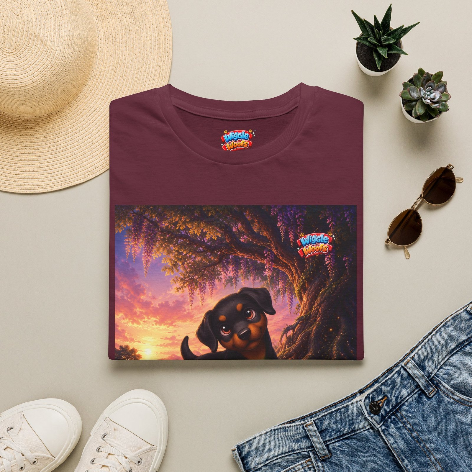 Zeus Wiggle Woofs™ Unisex Softstyle T-Shirt - Image 13