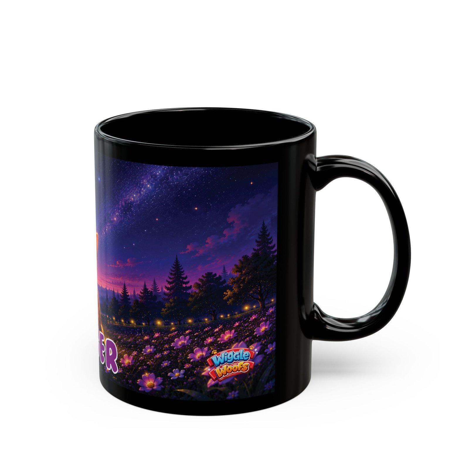 Tigger Wiggle Woofs™ Black Mug - Image 2