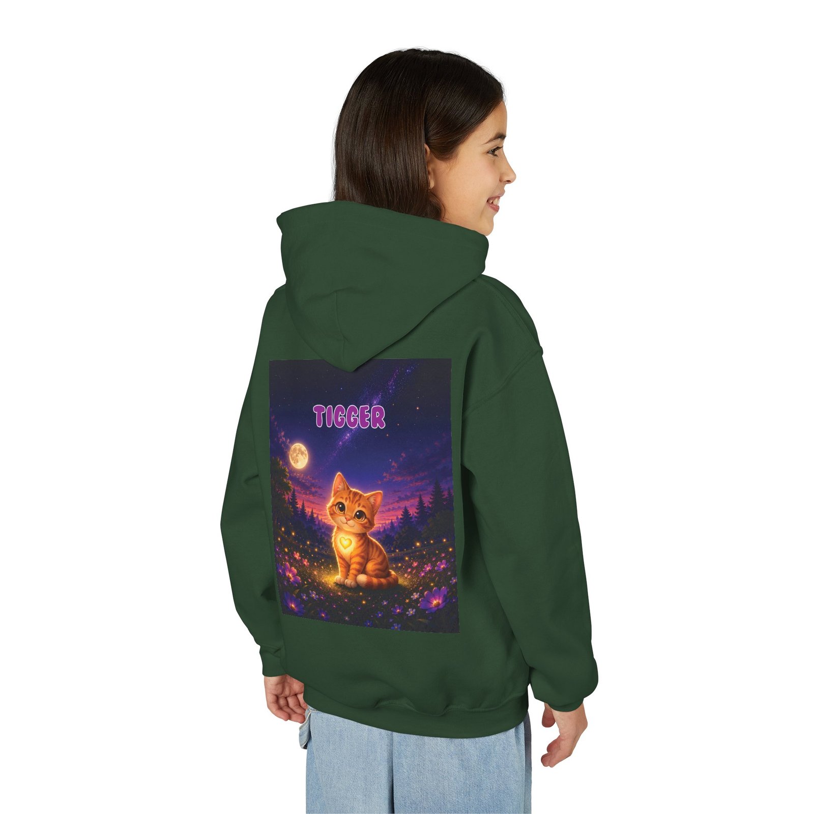 Tigger Wiggle Woofs™ Youth Heavy Blend Hooded Sweatshirt - Image 10
