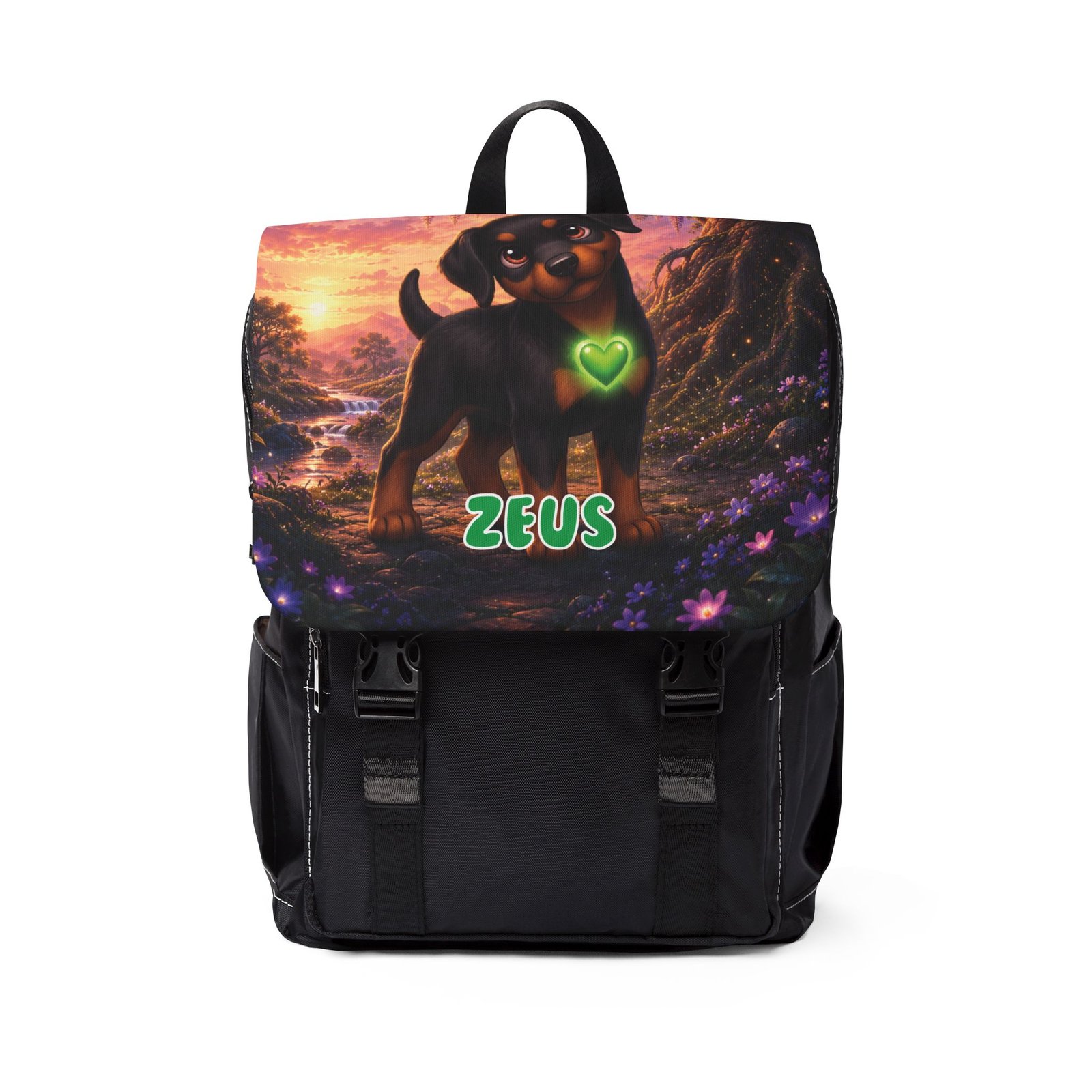 Zeus Wiggle Woofs™ Unisex Casual Shoulder Backpack