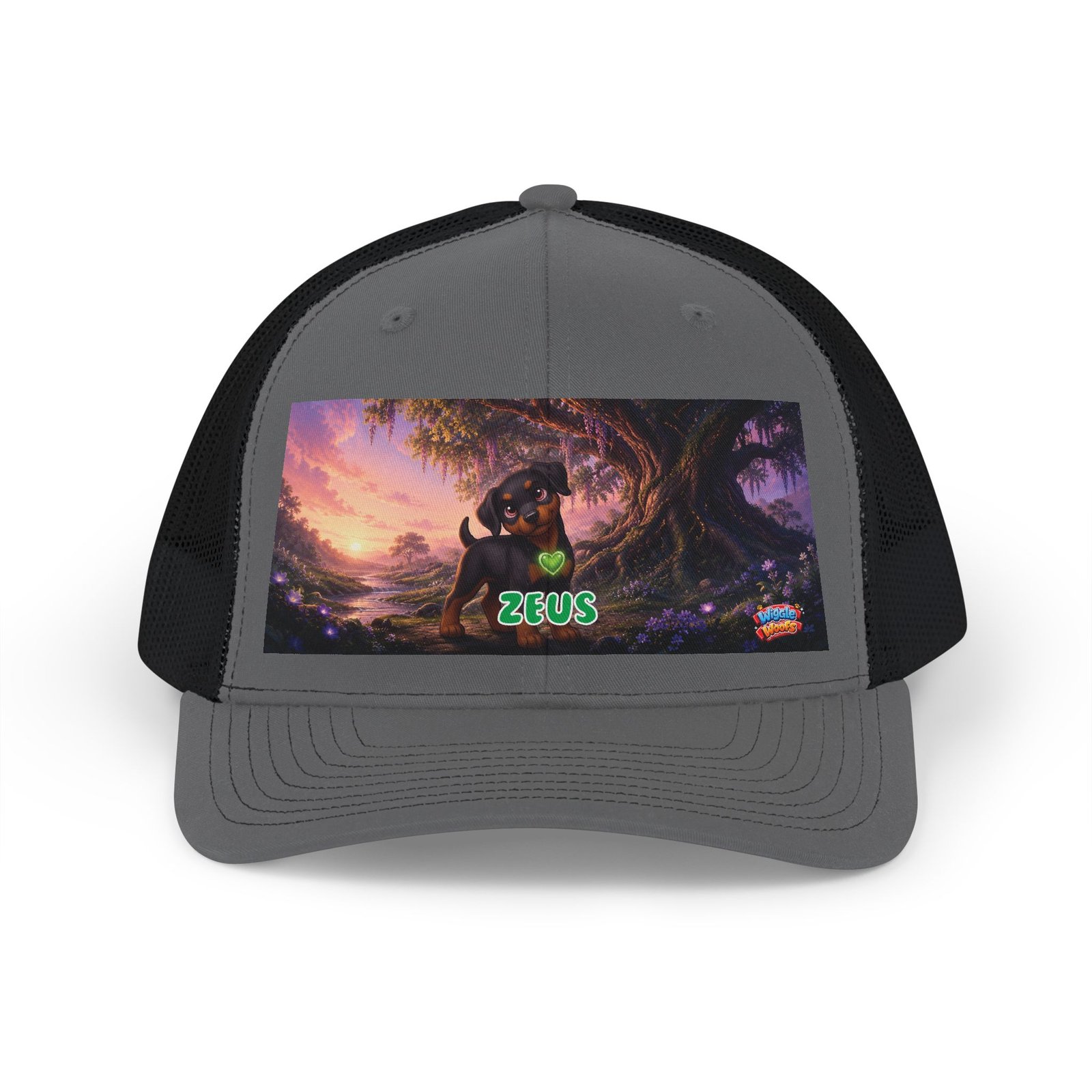 Zeus Wiggle Woofs™ Snapback Trucker Cap - Image 9