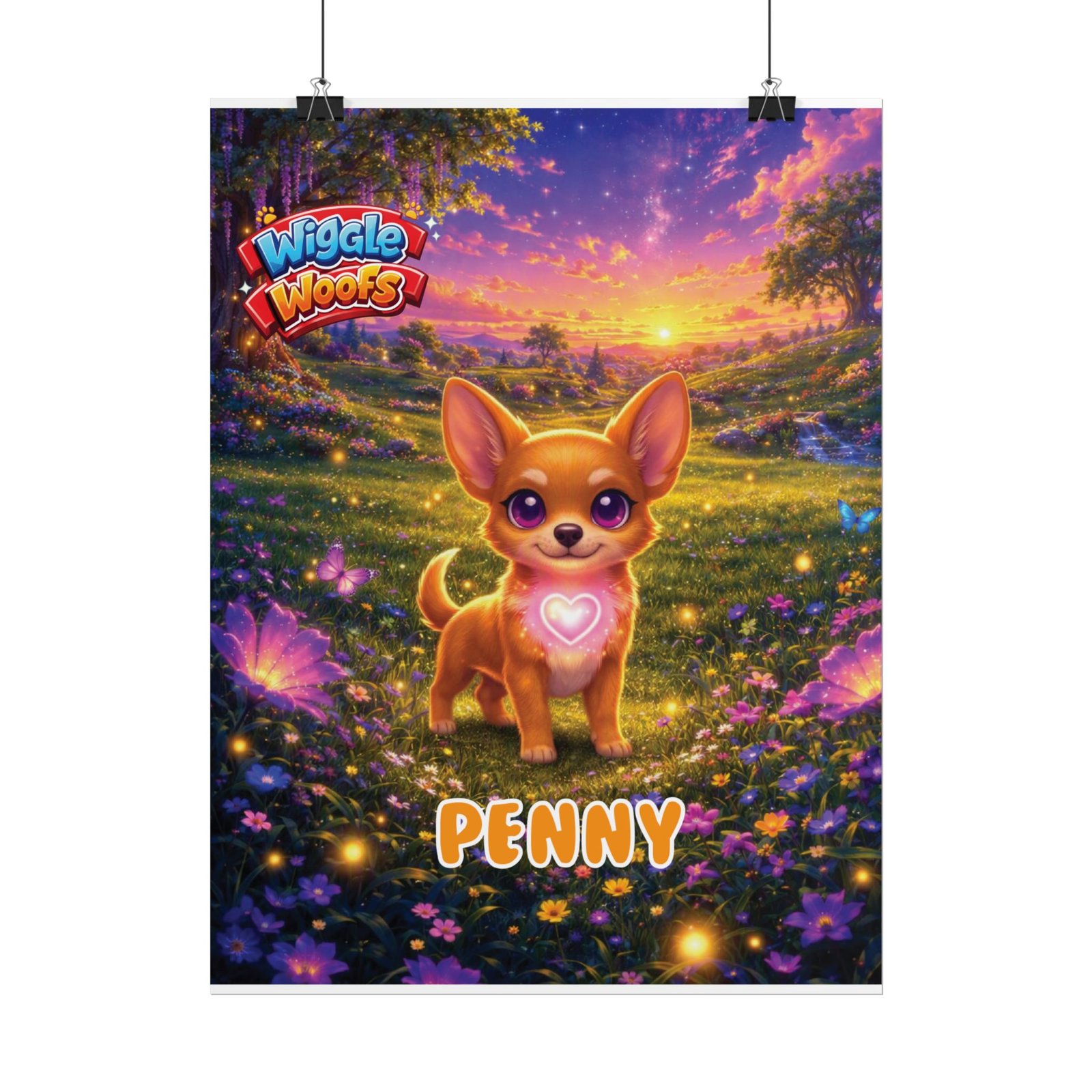 'Penny' Wiggle Woofs™ Rolled Posters - Image 2