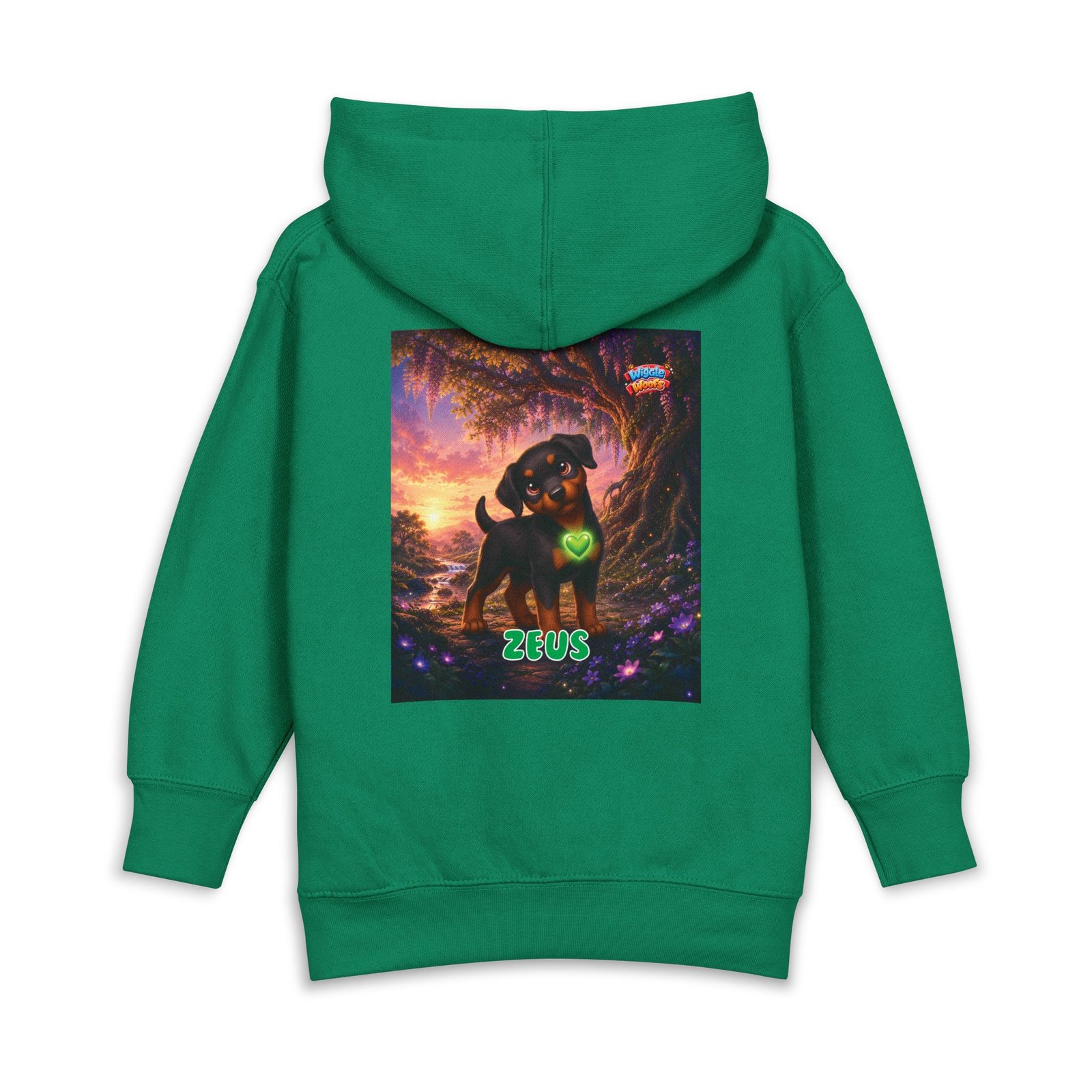 Zeus Wiggle Woofs™ Toddler Pullover Fleece Hoodies - Image 10