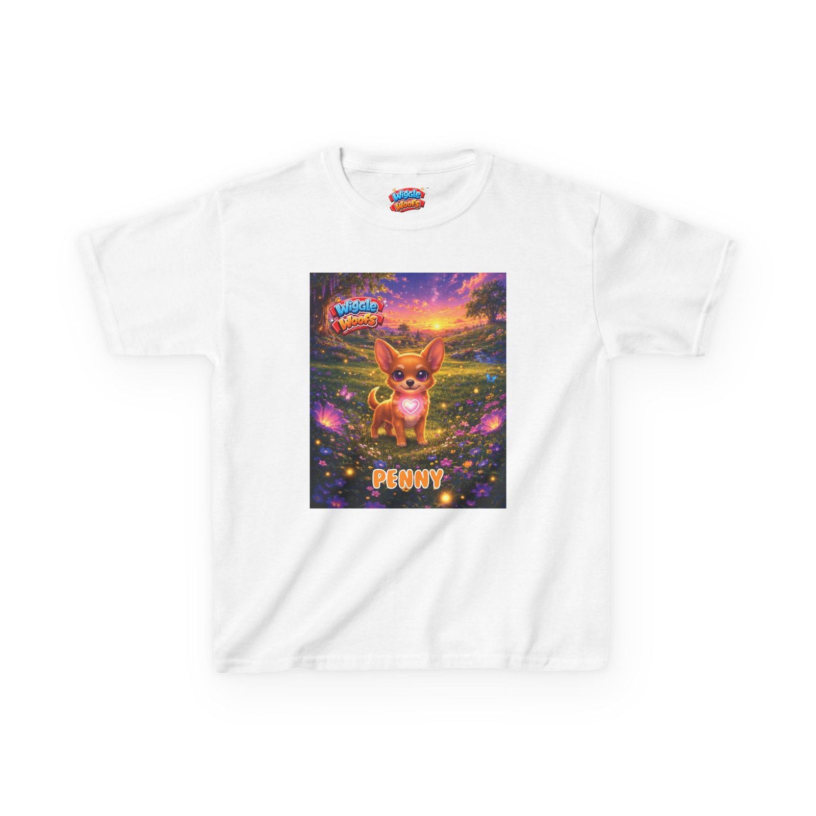 'Penny' Wiggle Woofs™ Kids Heavy Cotton™ Tee