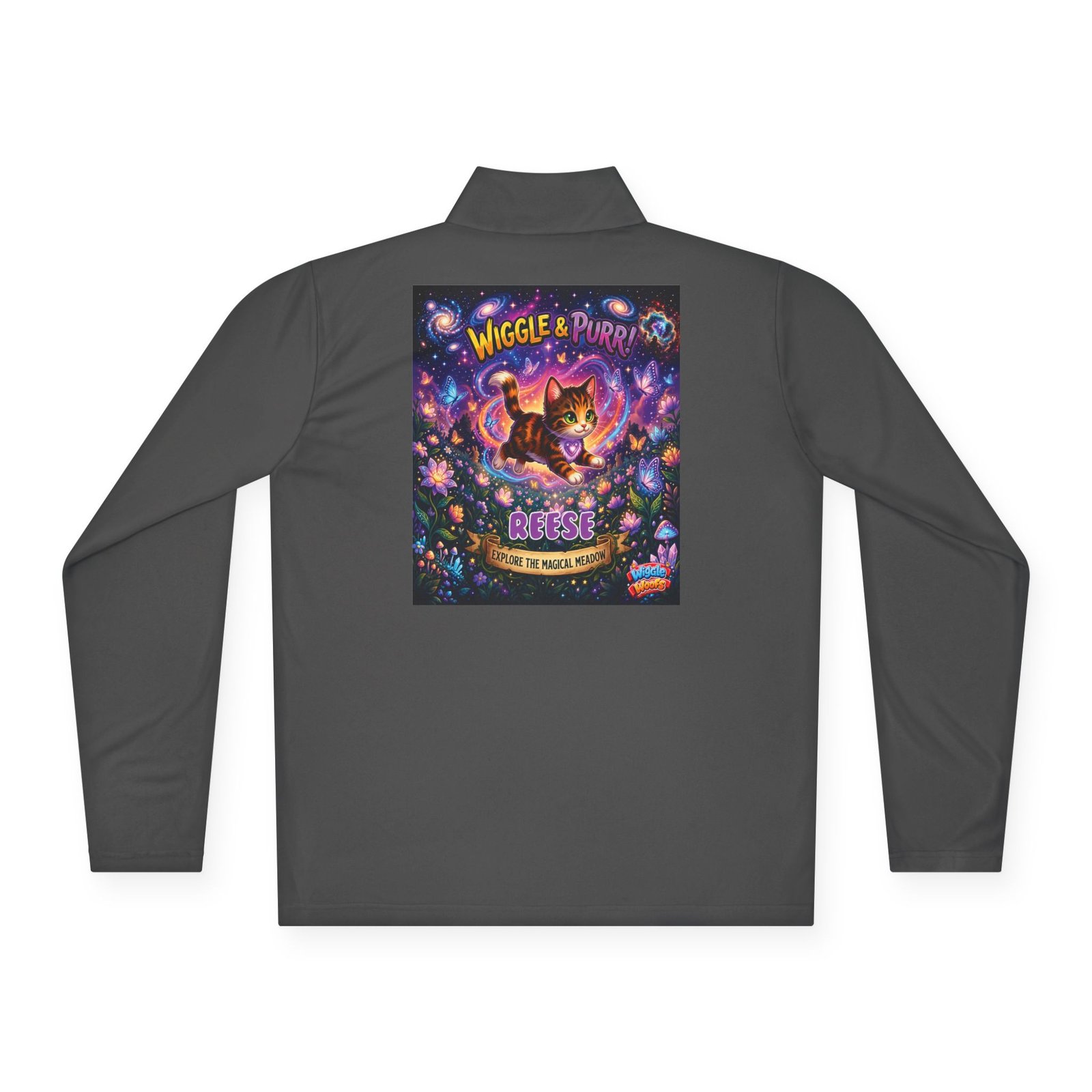 REESE Wiggle Woofs™ Unisex Quarter-Zip Pullover - Image 4