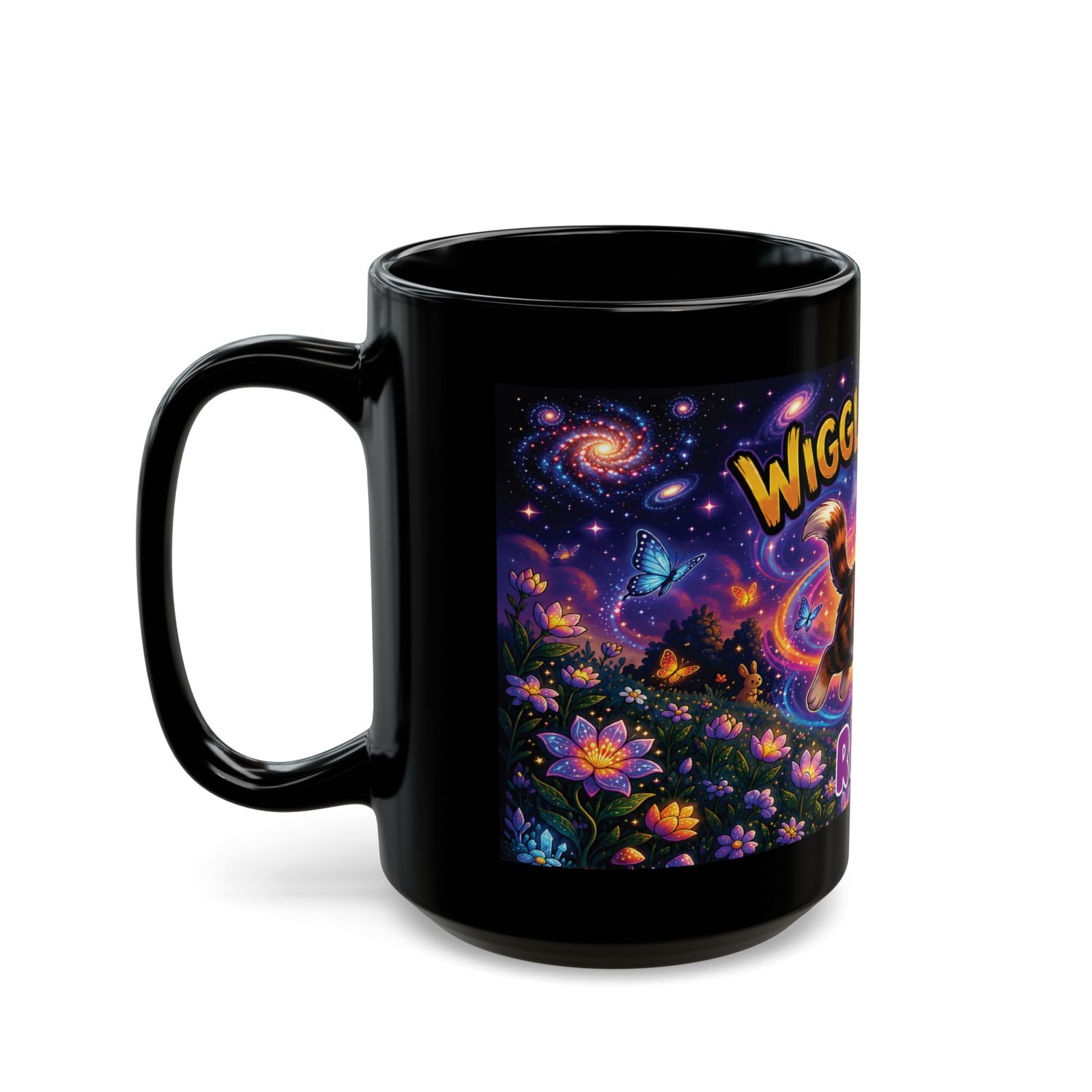 REESE Wiggle Woofs™ Black Mug (11oz, 15oz) - Image 7