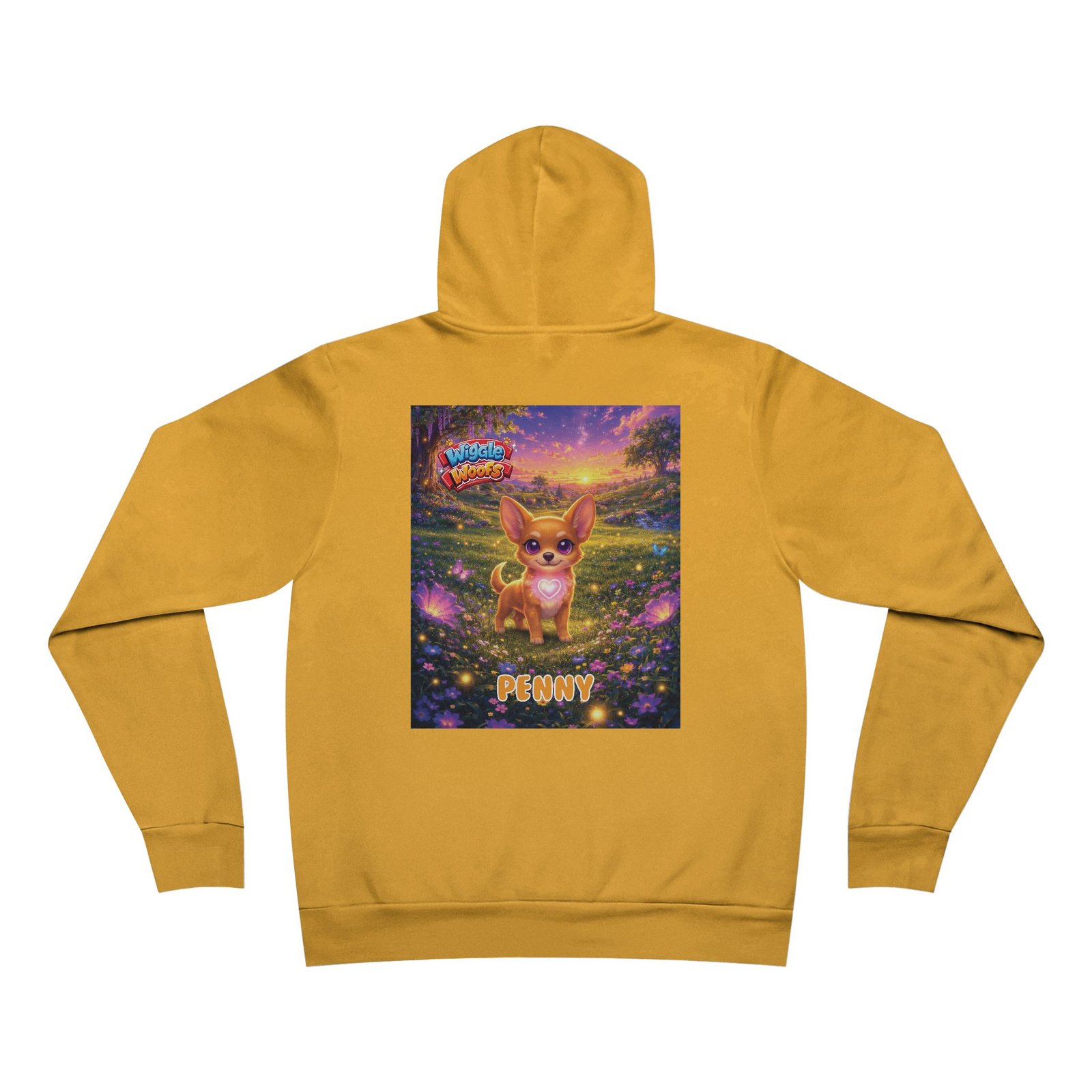 'Penny' Wiggle Woofs™ Unisex Sponge Fleece Pullover Hoodie - Image 6