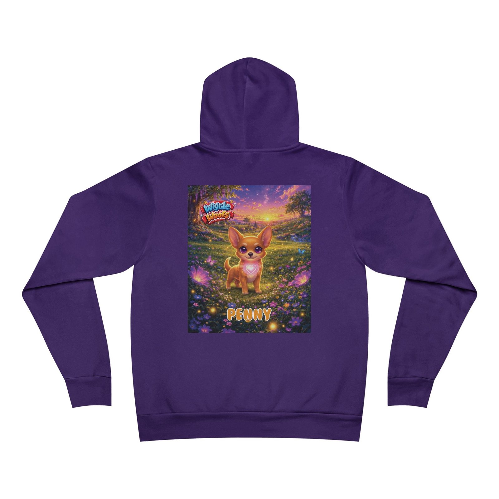 'Penny' Wiggle Woofs™ Unisex Sponge Fleece Pullover Hoodie - Image 16