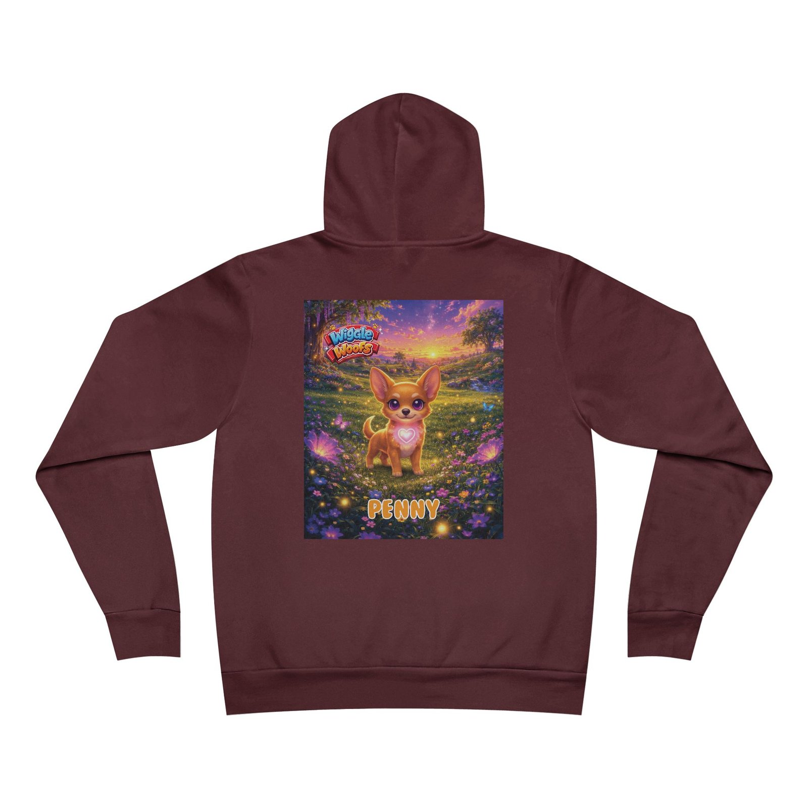'Penny' Wiggle Woofs™ Unisex Sponge Fleece Pullover Hoodie - Image 18