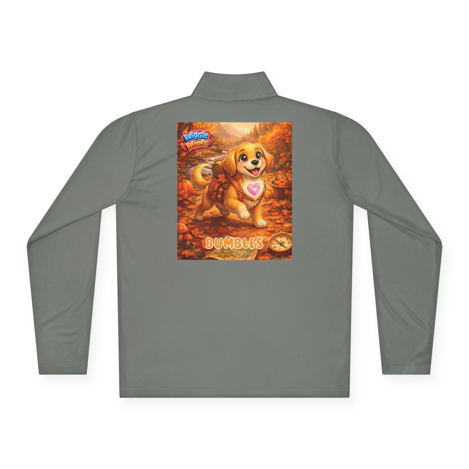 'Bumbles' Wiggle Woofs™ Unisex Quarter-Zip Pullover - Image 10