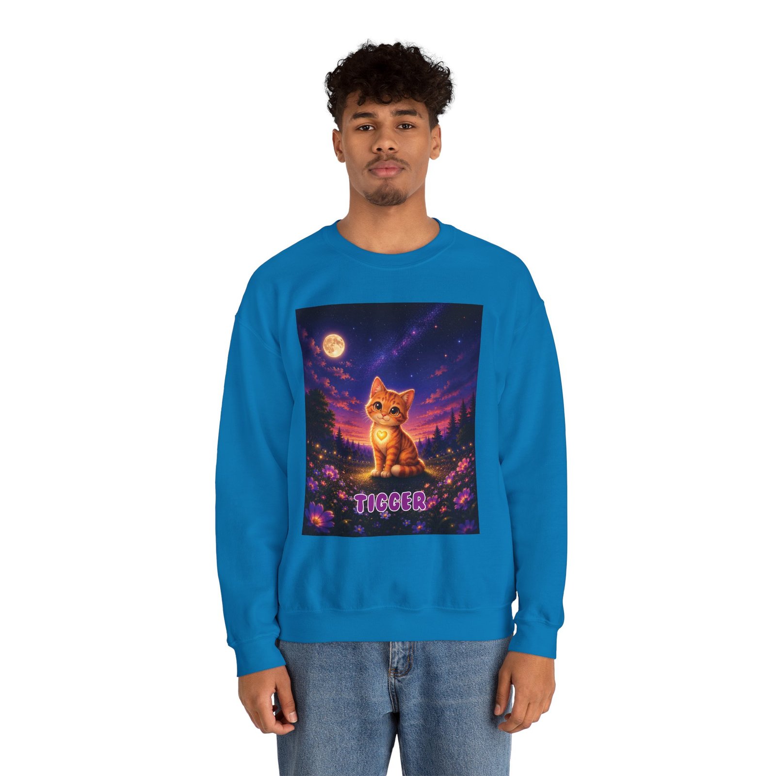 Tigger Wiggle Woofs™ Unisex Heavy Blend™ Crewneck Sweatshirt - Image 10