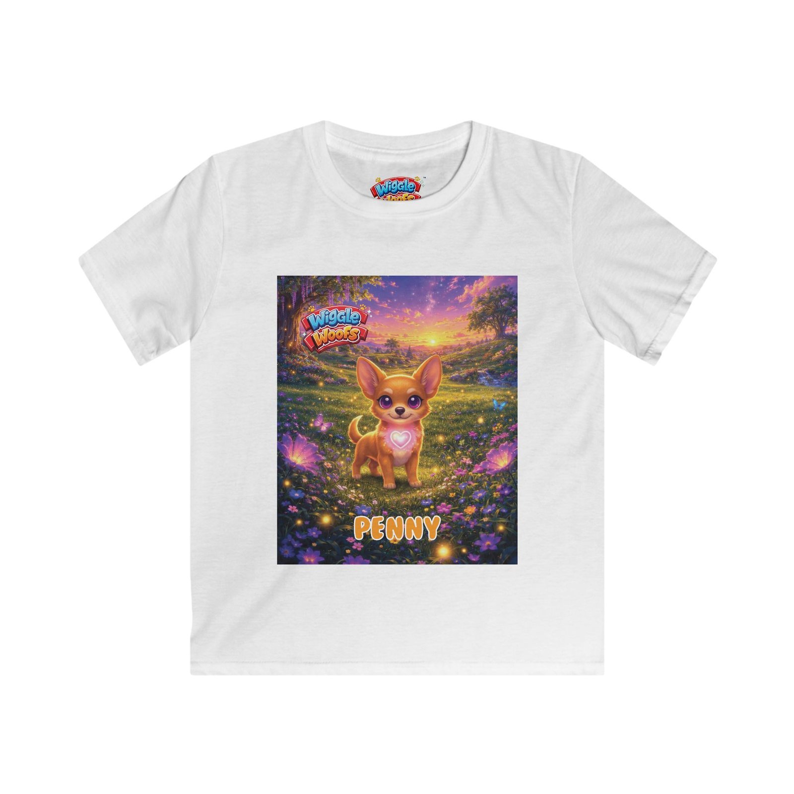 'Penny' Wiggle Woofs™ Kids Softstyle Tee