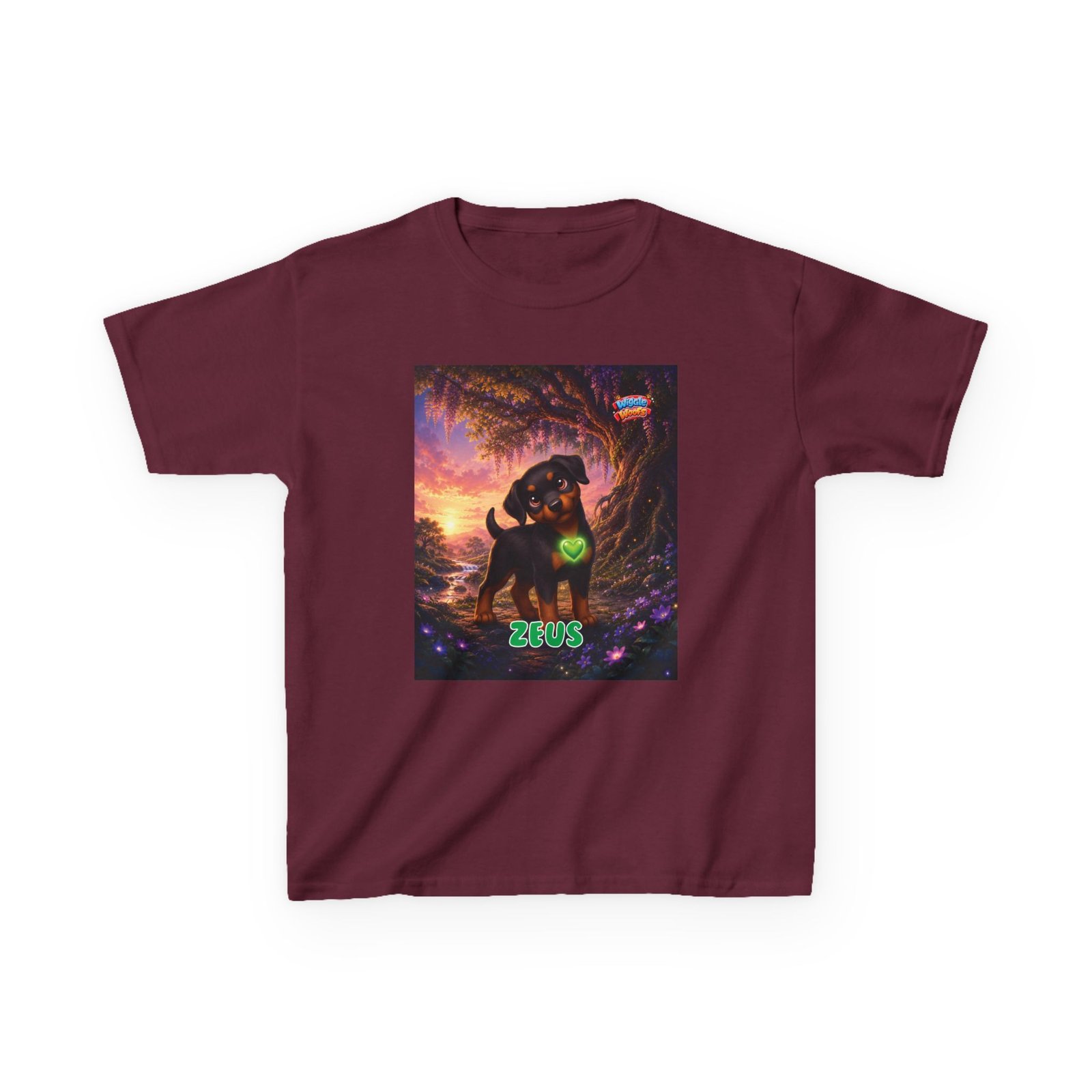 Zeus Wiggle Woofs™ Kids Heavy Cotton™ Tee - Image 9