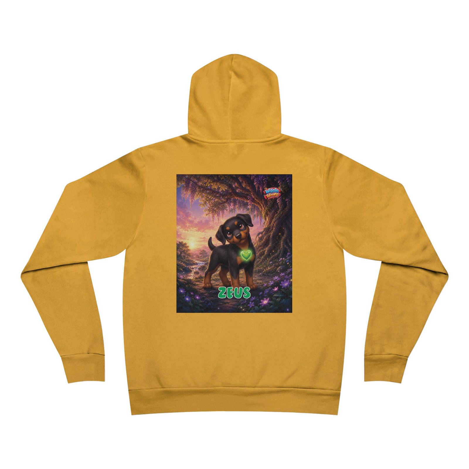 Zeus Wiggle Woofs™ Unisex Sponge Fleece Pullover Hoodie - Image 6
