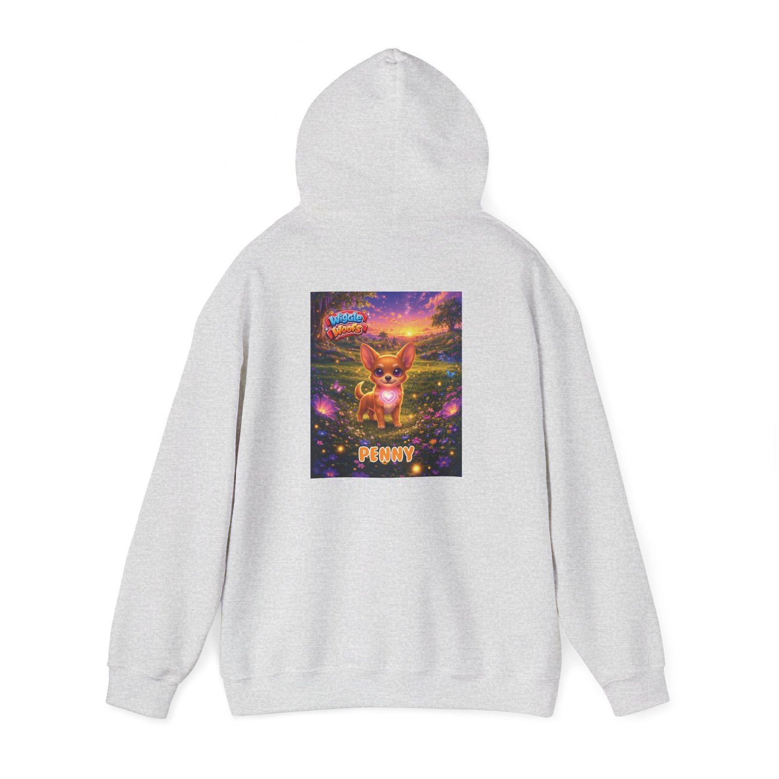 'Penny' Wiggle Woofs™ Unisex Heavy Blend™ Hooded Sweatshirt - Image 6