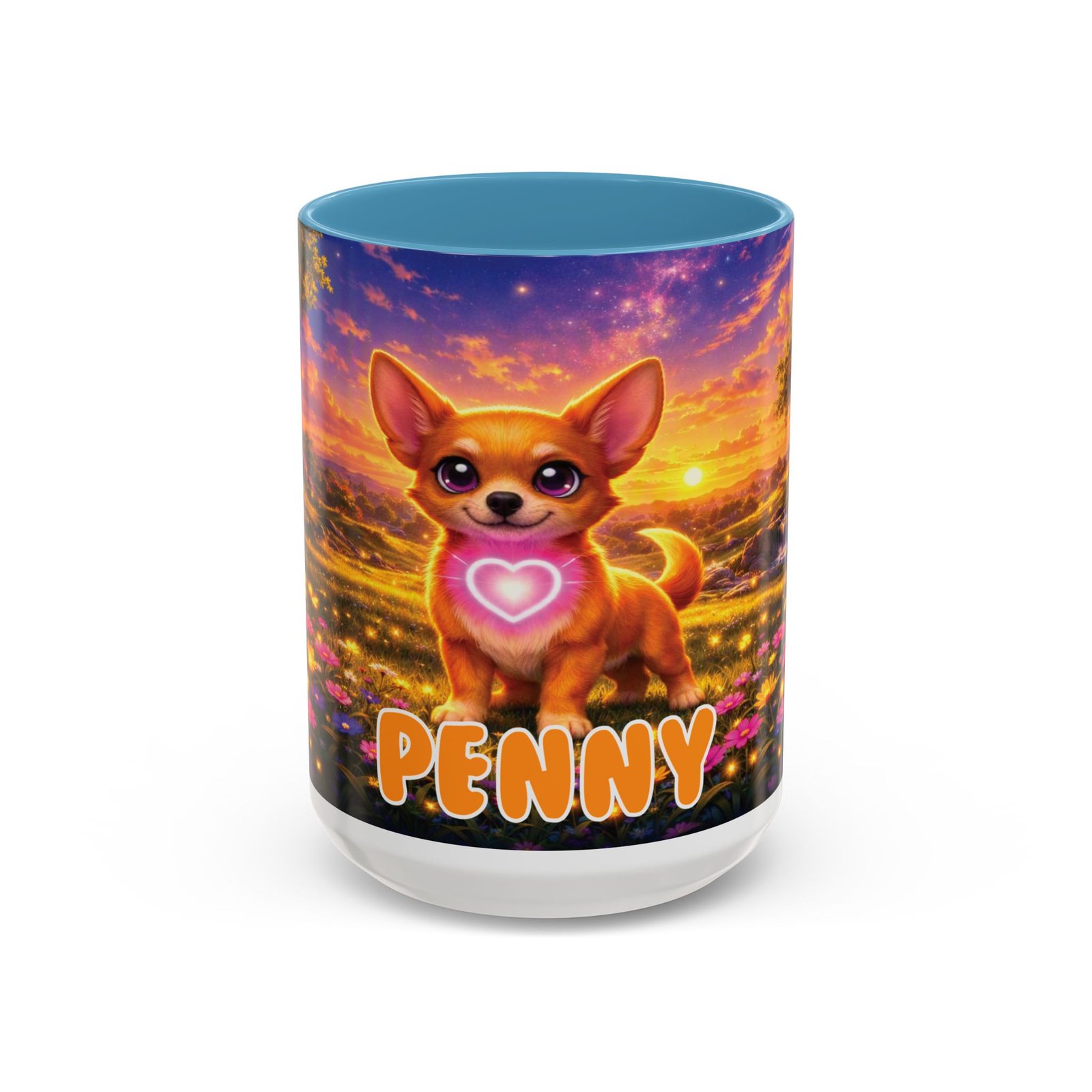 'Penny' Wiggle Woofs™ Accent Coffee Mug (11, 15oz) - Image 13