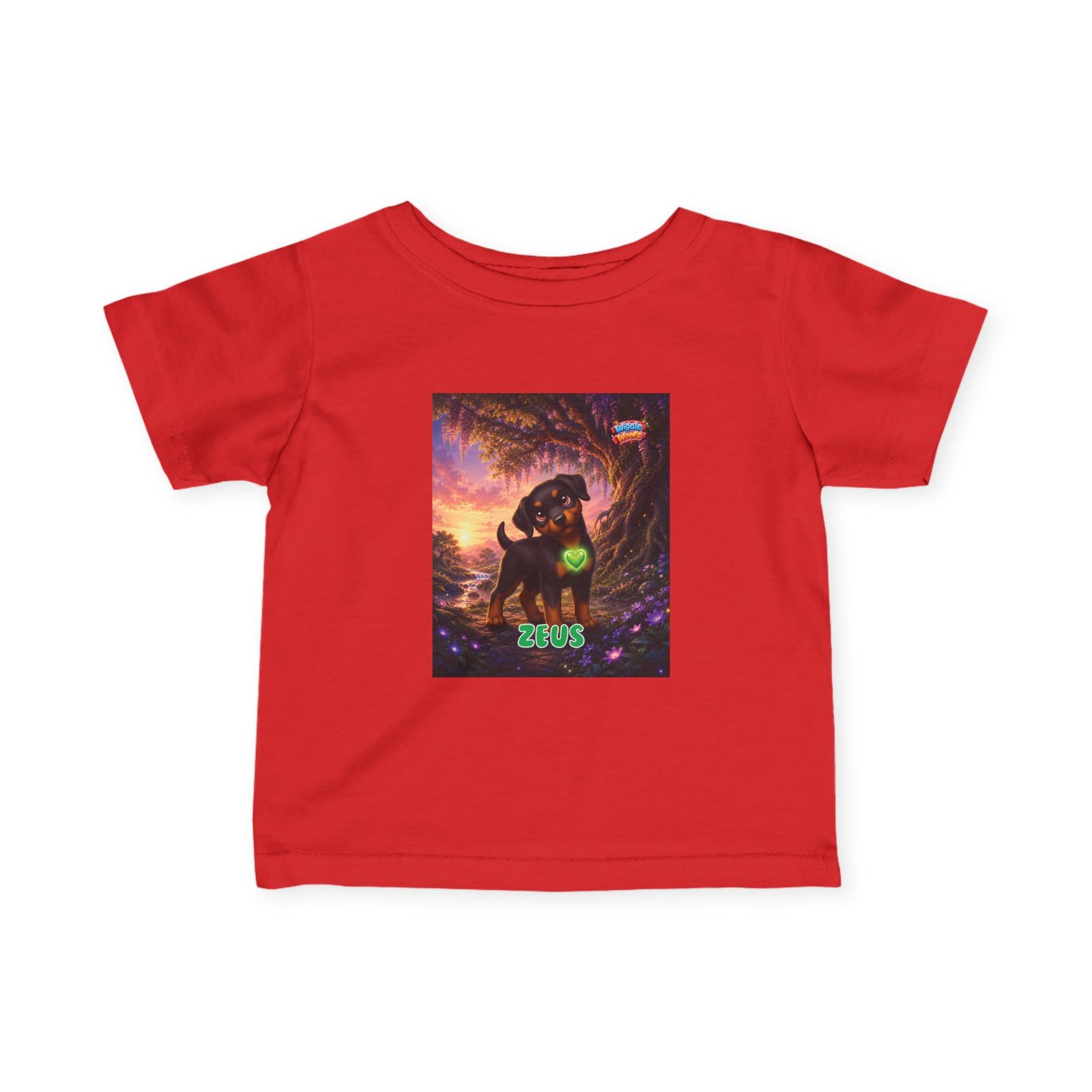 Zeus Wiggle Woofs™ Infant Fine Jersey Tee - Image 49