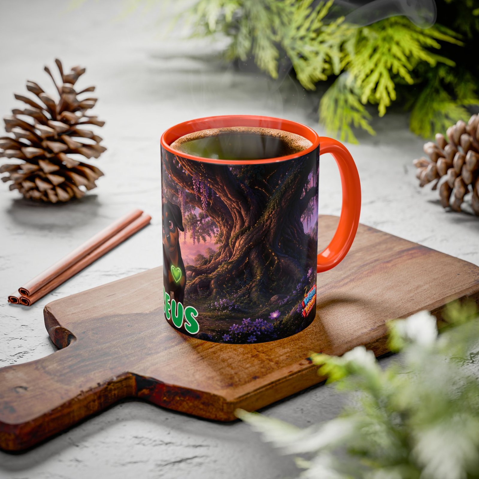 Zeus Wiggle Woofs™ Colorful Mugs (11oz, 15oz) - Image 53