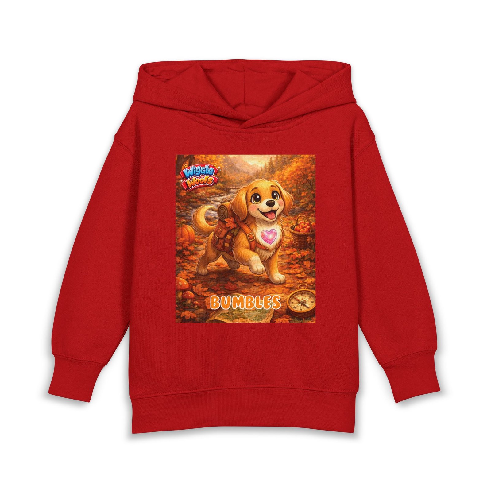 'Bumbles' Wiggle Woofs™ Toddler Pullover Fleece Hoodies - Image 2